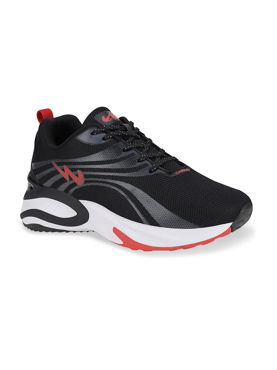 CAMP-GLOVE Black Men's Running Shoes - Image 2
