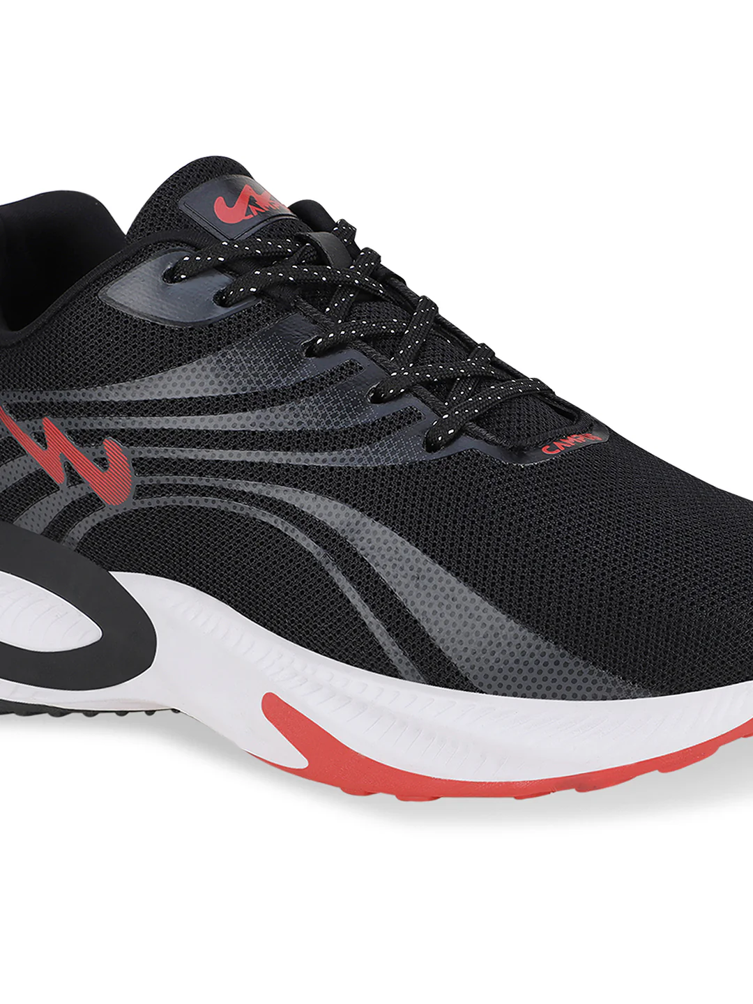 CAMP-GLOVE Black Men's Running Shoes - Image 4