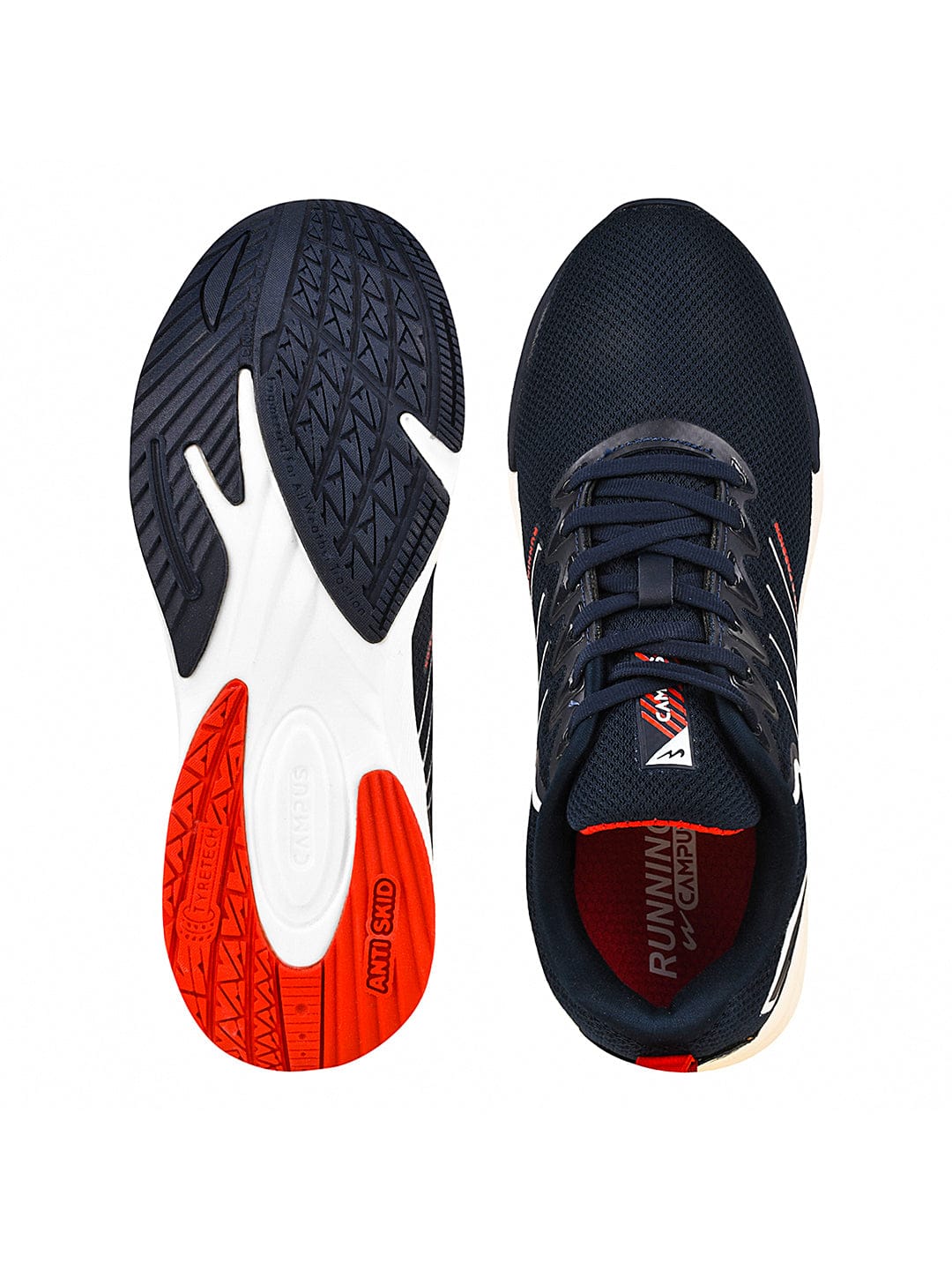 CAMP-GRAIN Navy Men's Running Shoes - Image 5