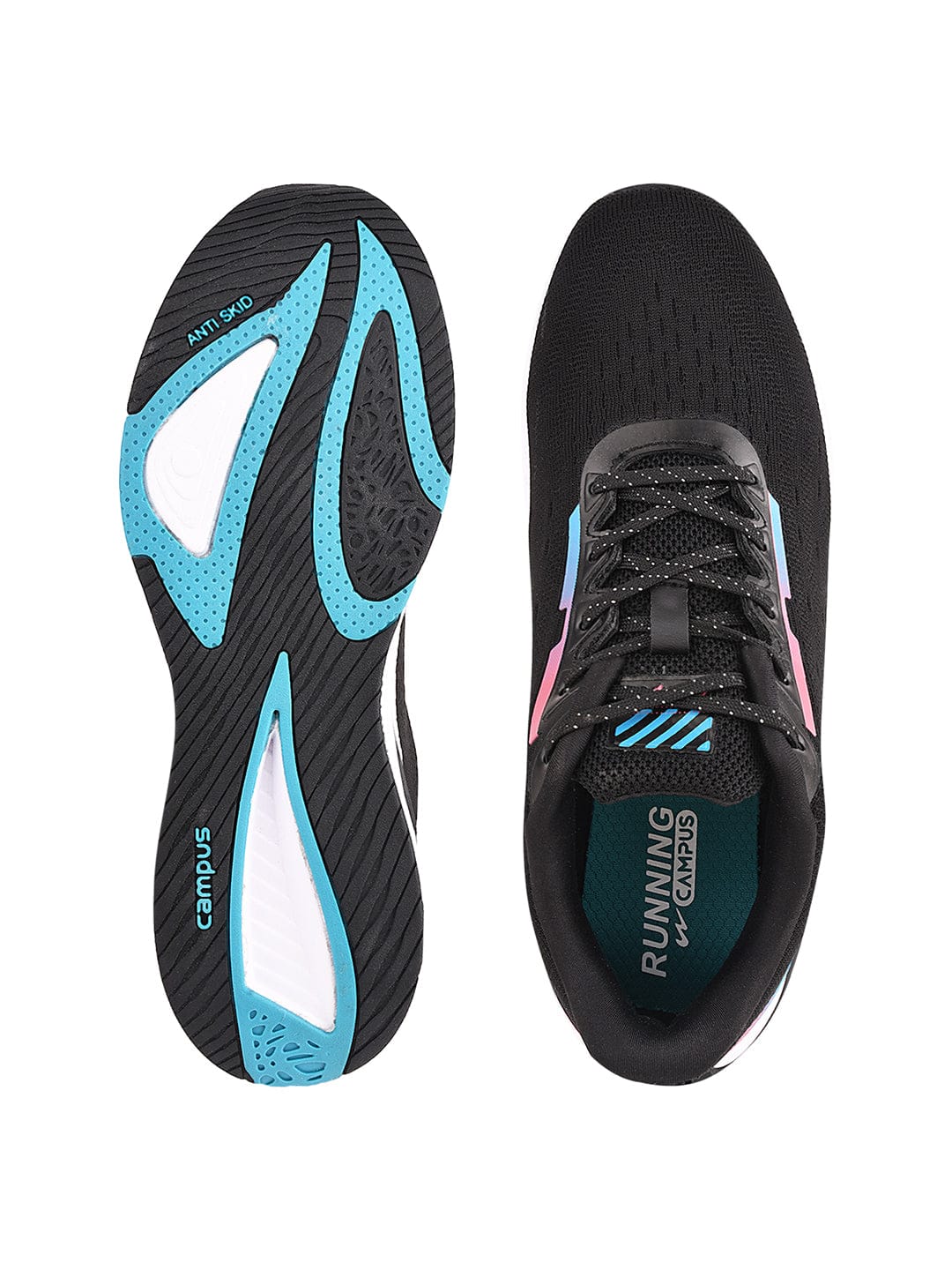 CAMP HANK Black Men's Running Shoes - Image 4