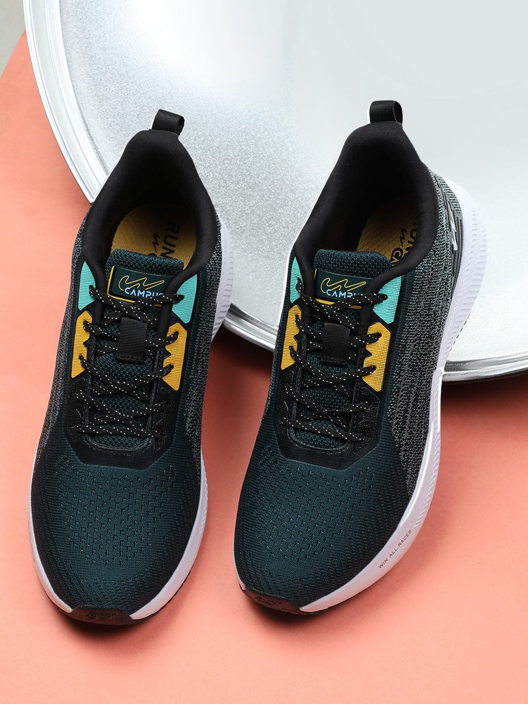 CAMP JASPER Green Men's Running Shoes - Image 5