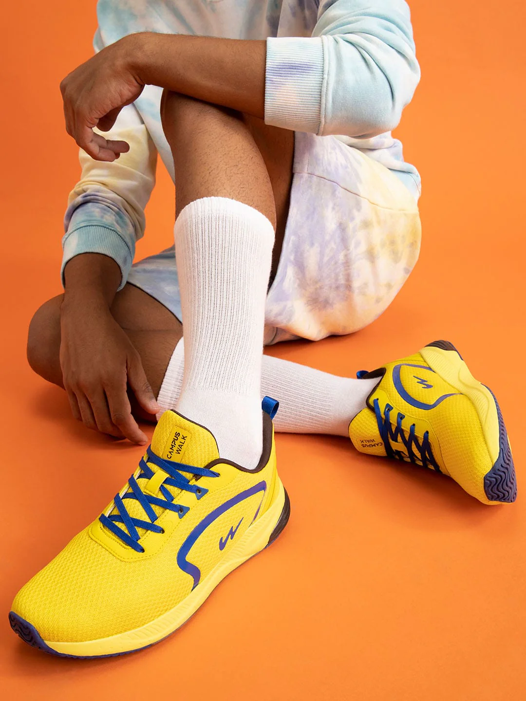 CAMP KARL Yellow Men's Sports Shoes - Image 5