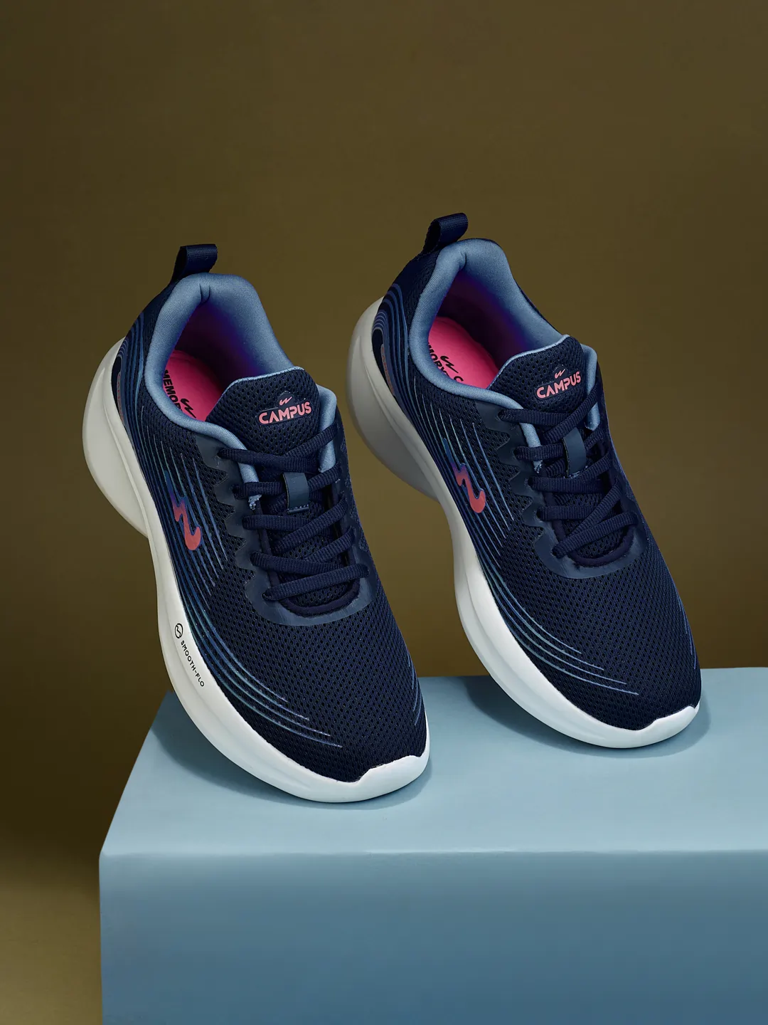 CAMP-LEX Navy Women's Sneakers - Image 9
