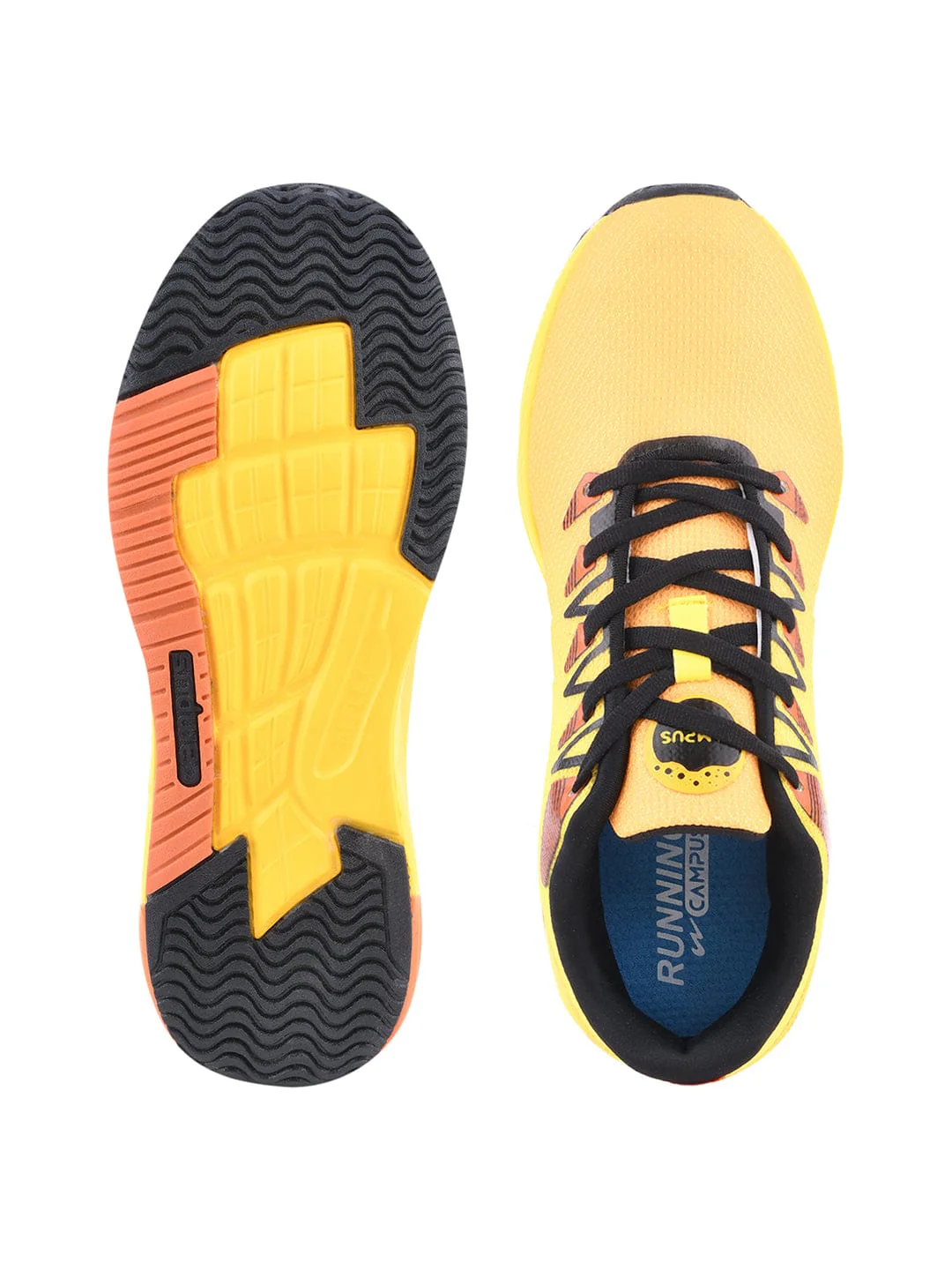 CAMP MARLON Yellow Men's Running Shoes - Image 4