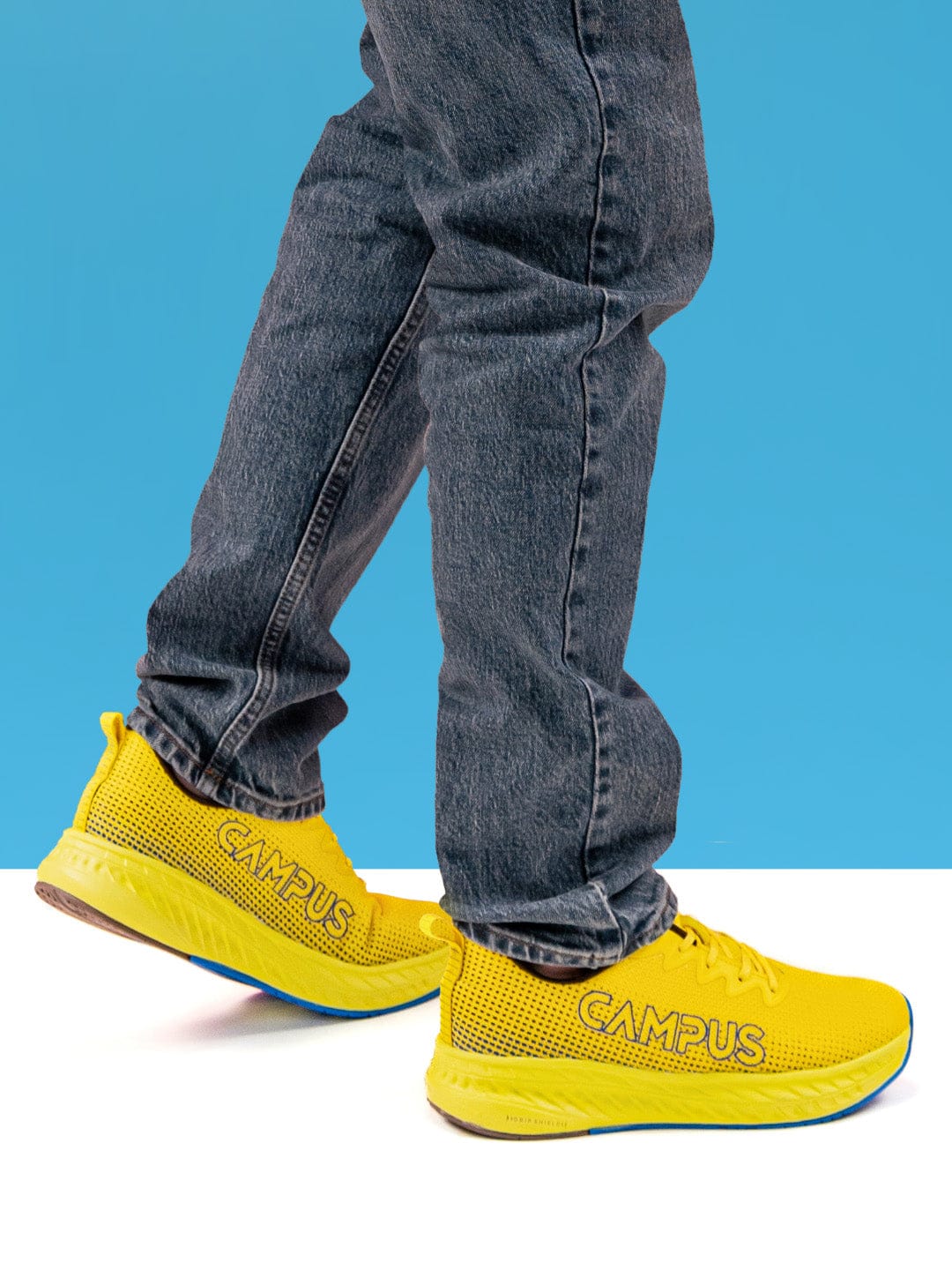 CAMP-OPERA Yellow Men's Running Shoes - Image 5