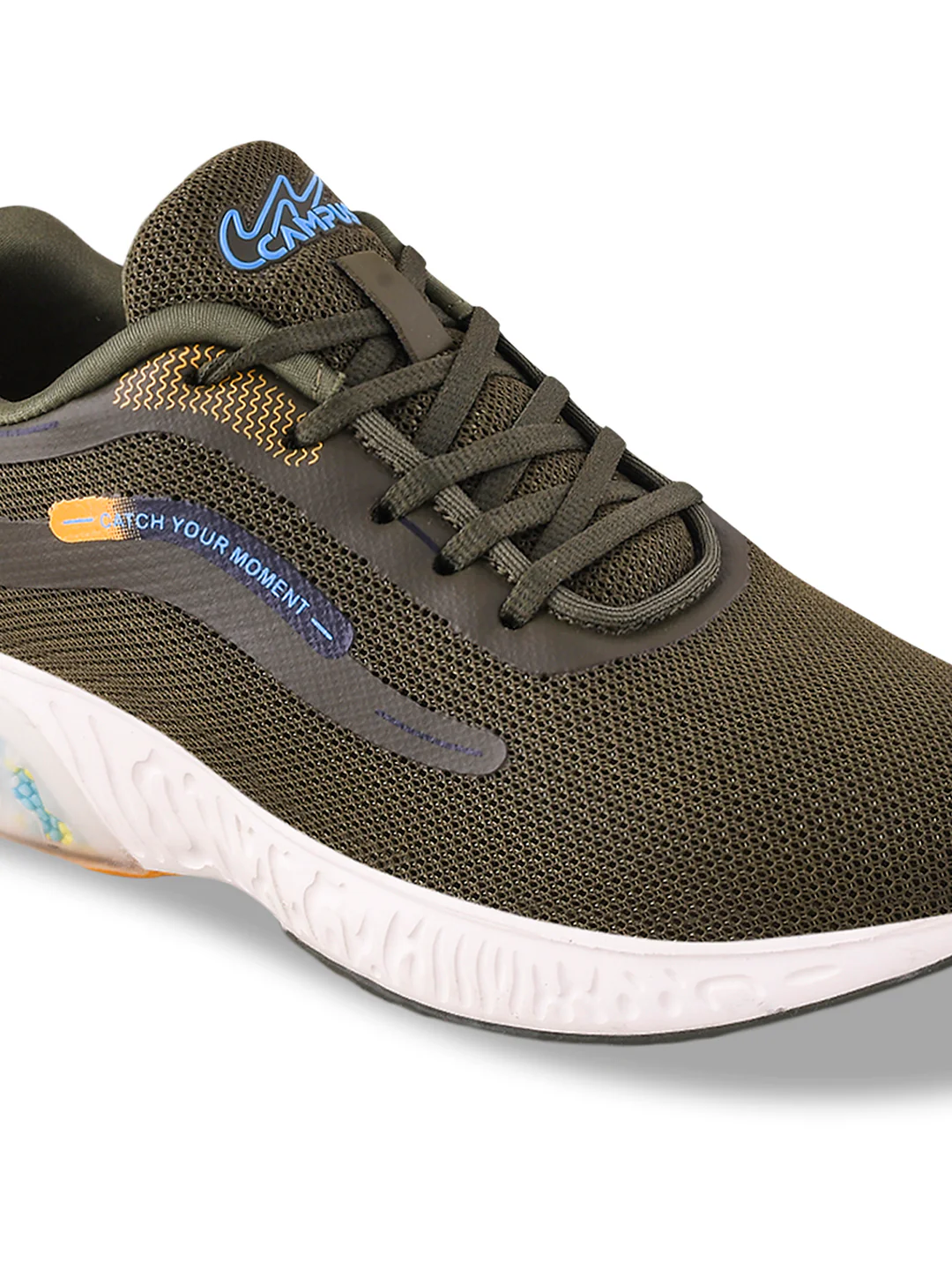 CAMP OPTIMA Green Men's Running Shoes - Image 4