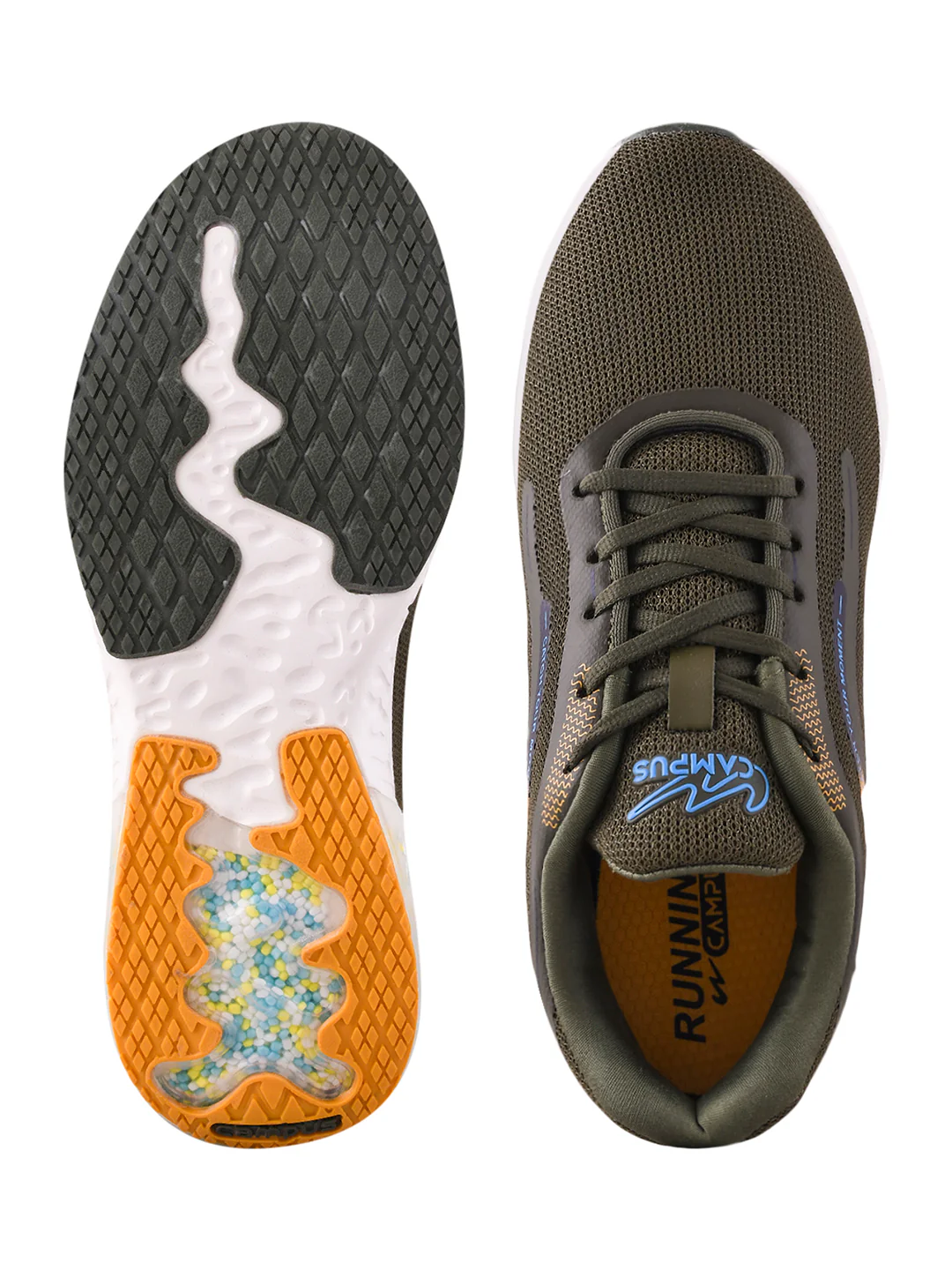 CAMP OPTIMA Green Men's Running Shoes - Image 5