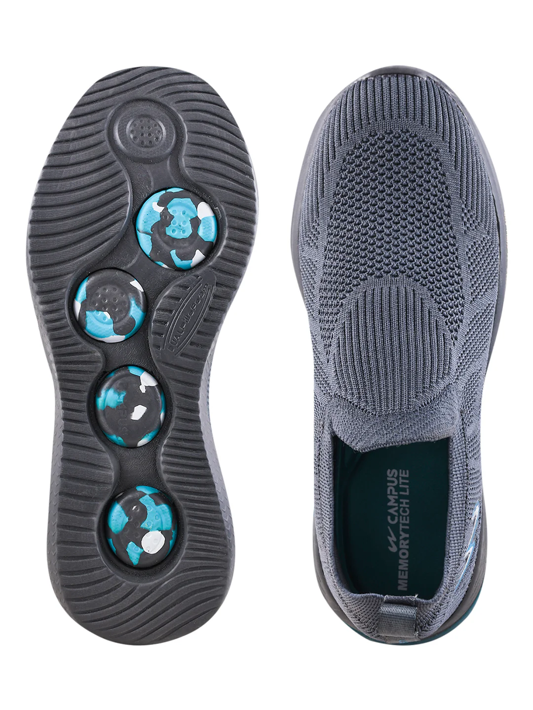 CAMP OWEN Grey Men's Walking Shoes - Image 5