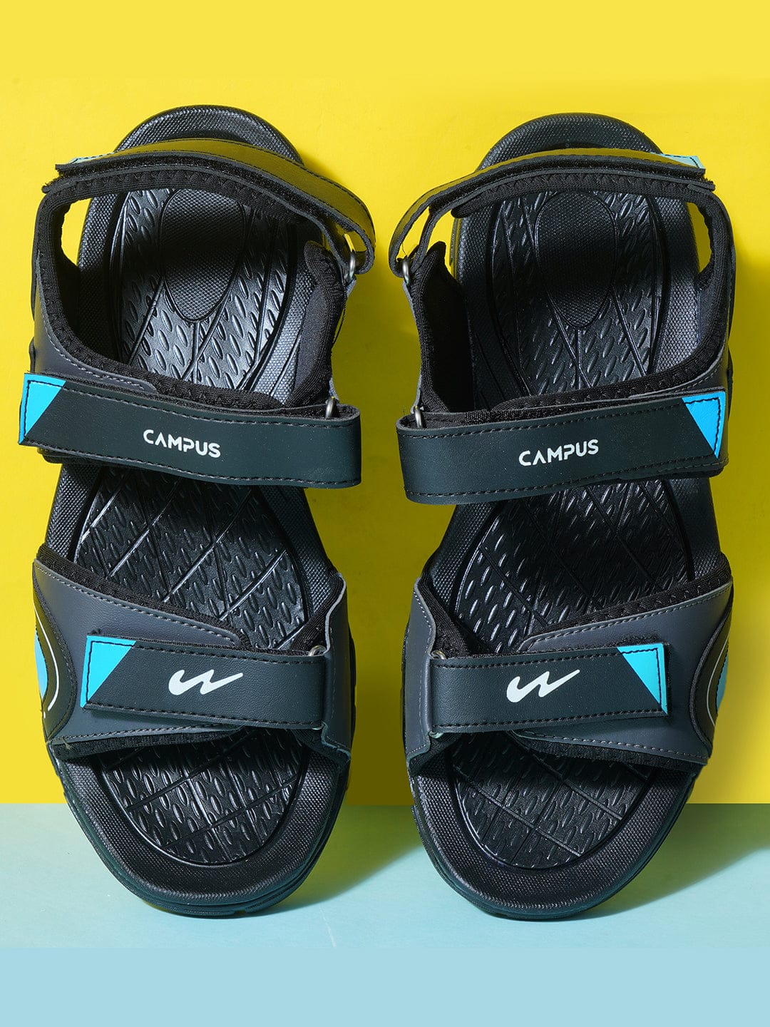 CAMP PASHTO Black Men's Sandals - Image 5