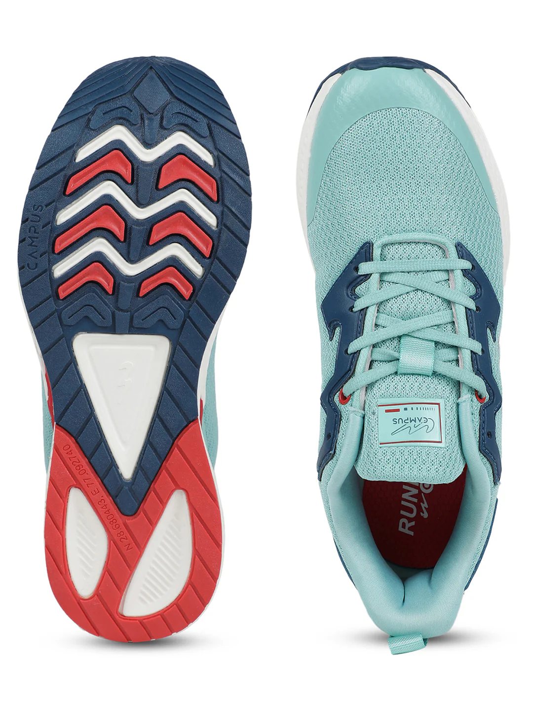 CAMP PAUL Green Men's Running Shoes - Image 4