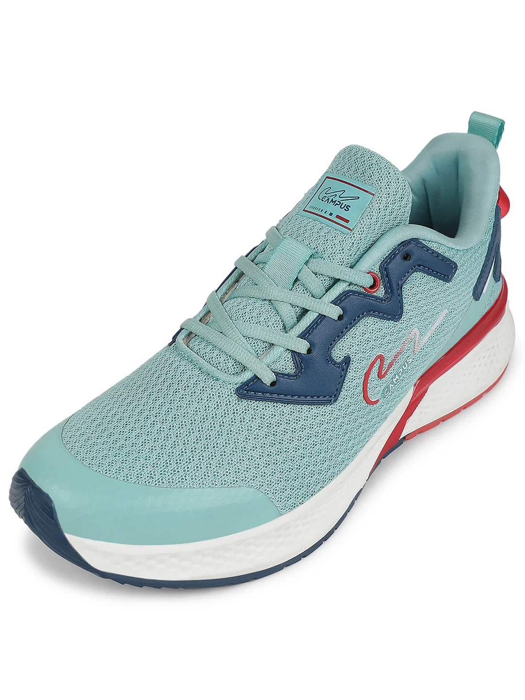 CAMP PAUL Green Men's Running Shoes - Image 6