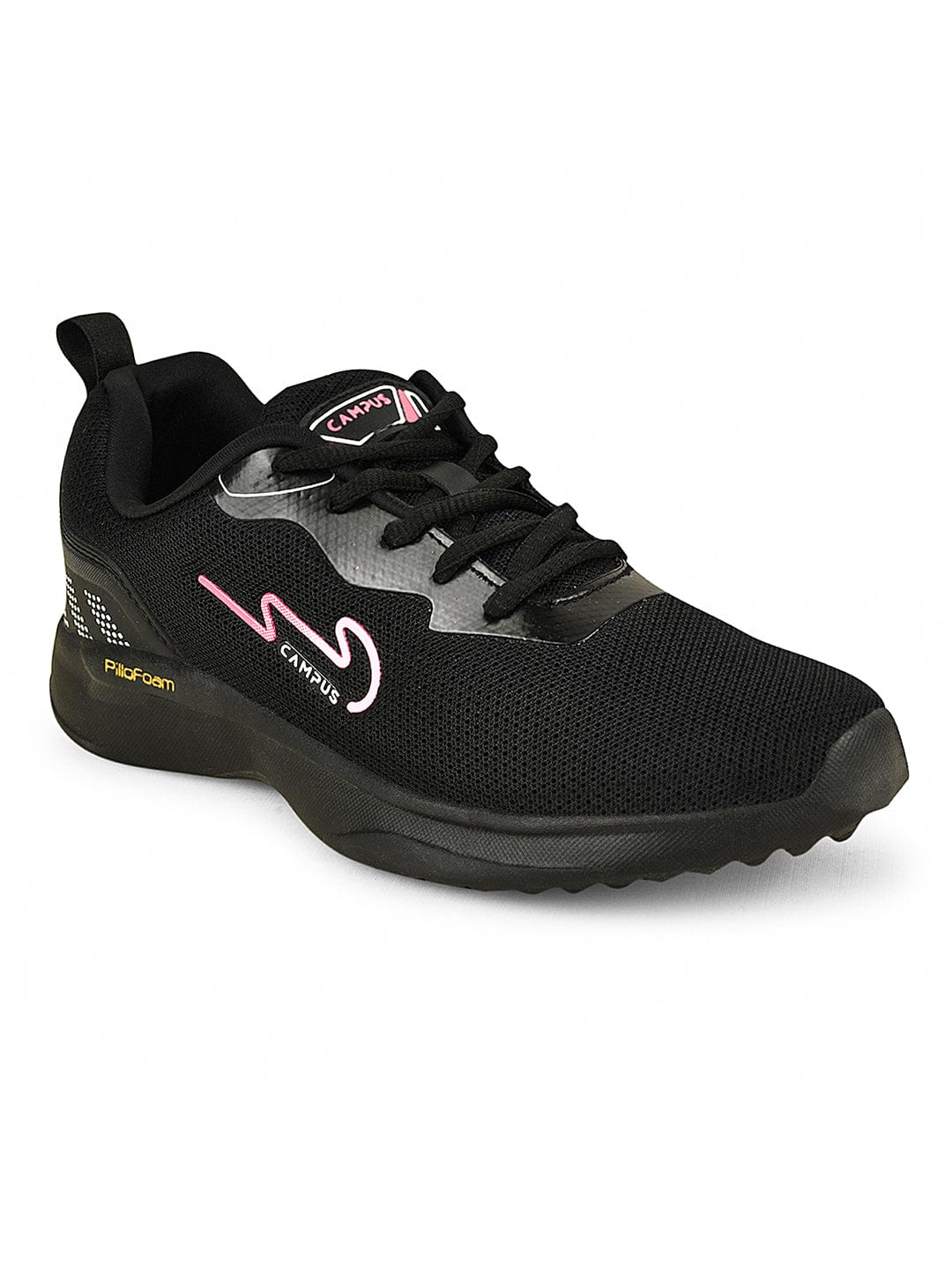 CAMP PEANUT Black Women's Running Shoes - Image 2