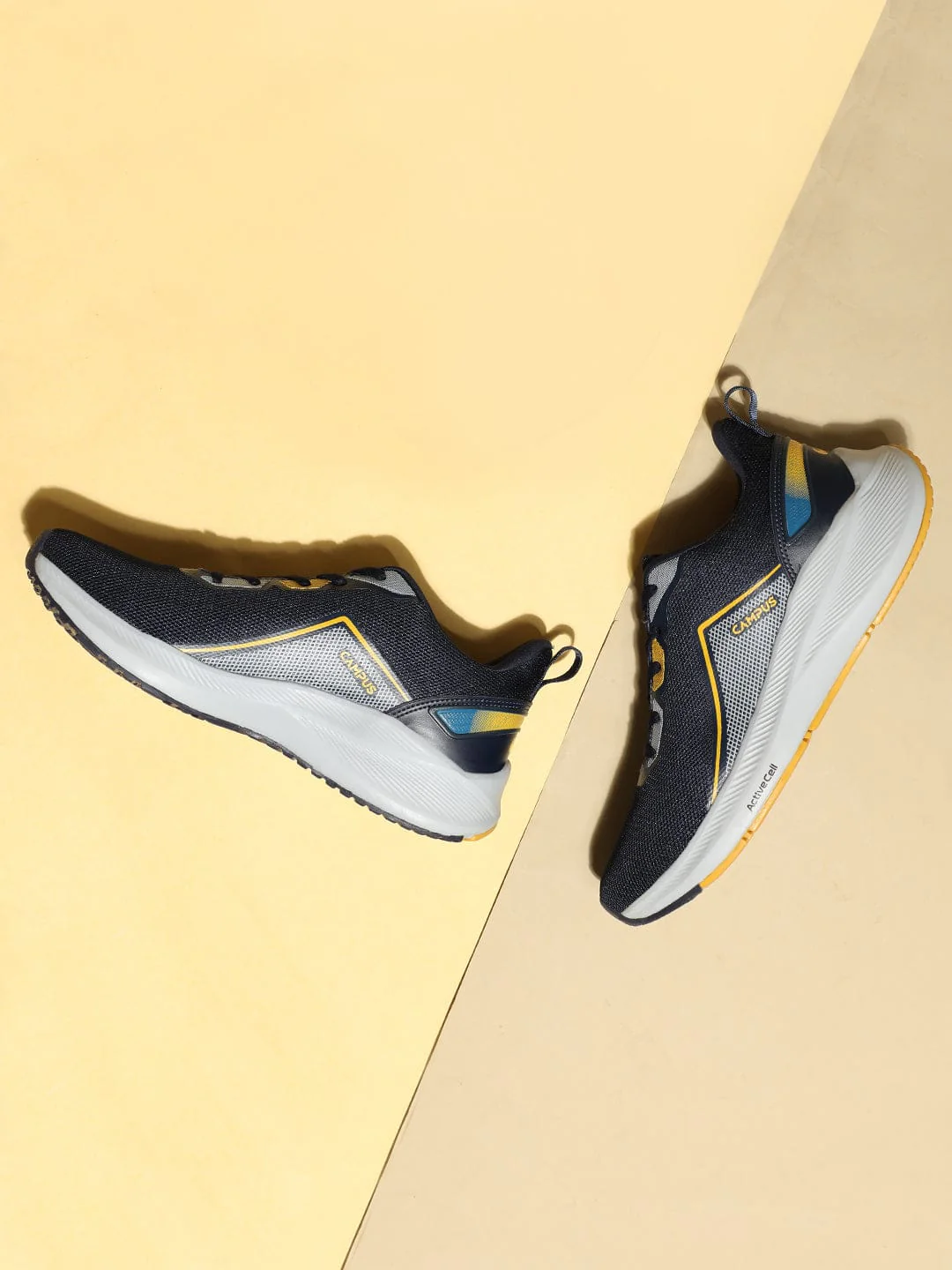 CAMP PISTON Blue Men's Running Shoes - Image 5