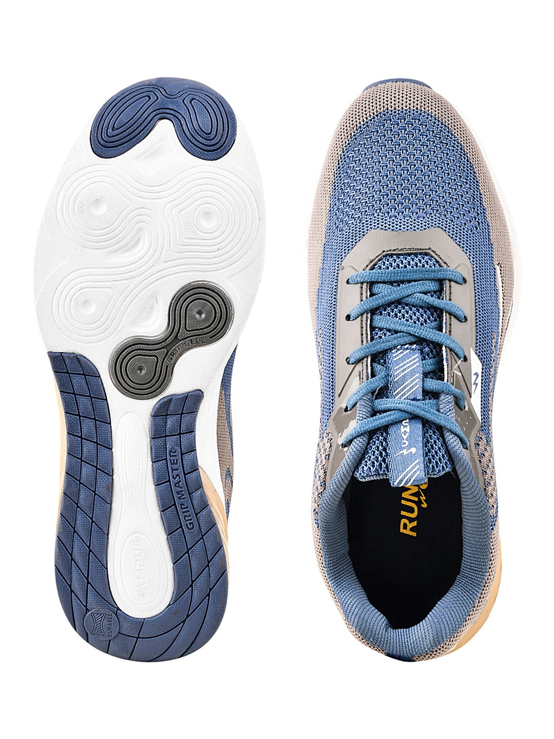 CAMP SKID Grey Men's Running Shoes - Image 4
