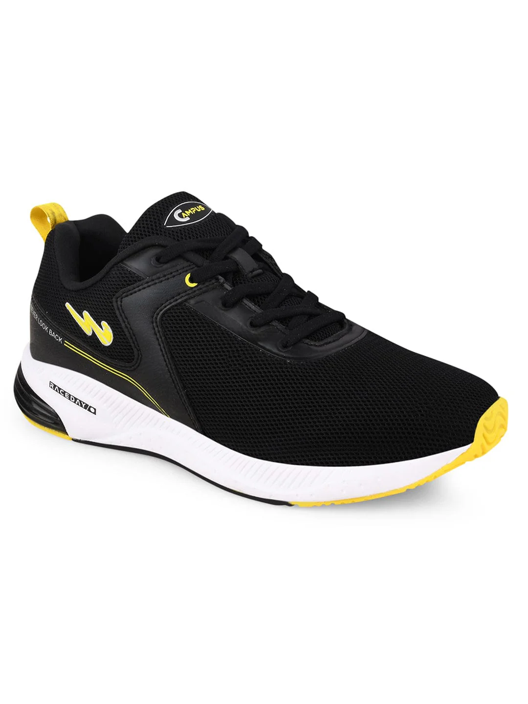 CAMP-SLASHER Black Men's Running Shoes - Image 2