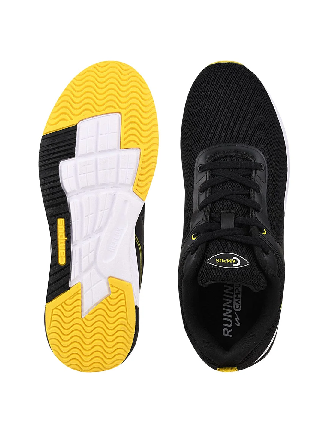 CAMP-SLASHER Black Men's Running Shoes - Image 4