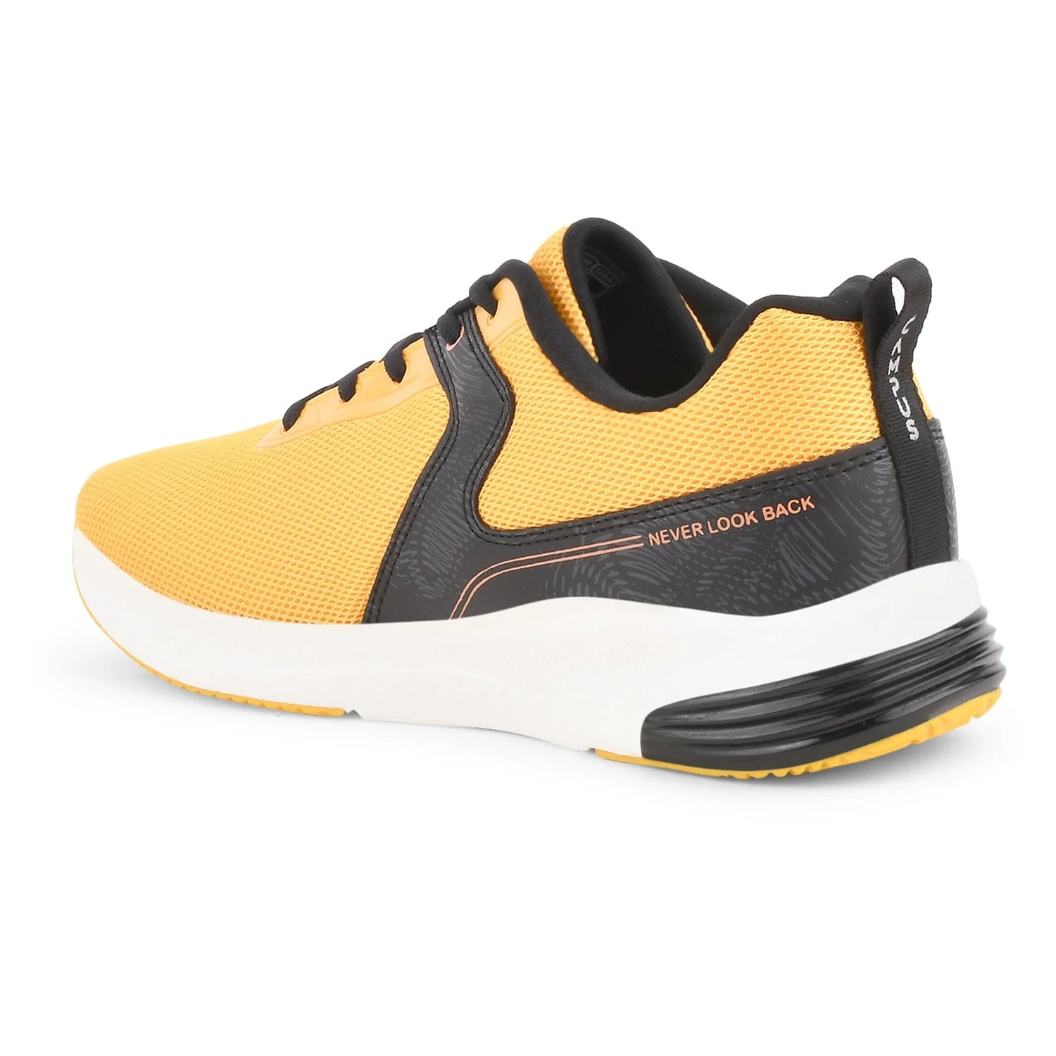 CAMP-SLASHER Yellow Men's Running Shoes - Image 3