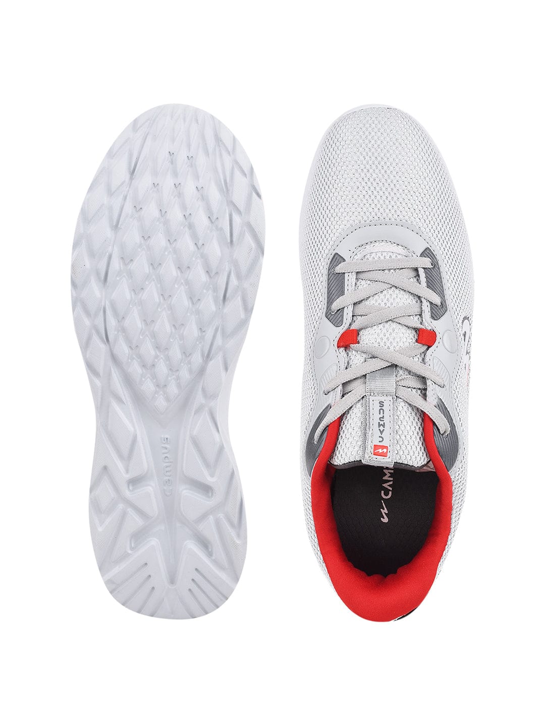 CAMP SMART Grey Men's Running Shoes - Image 4