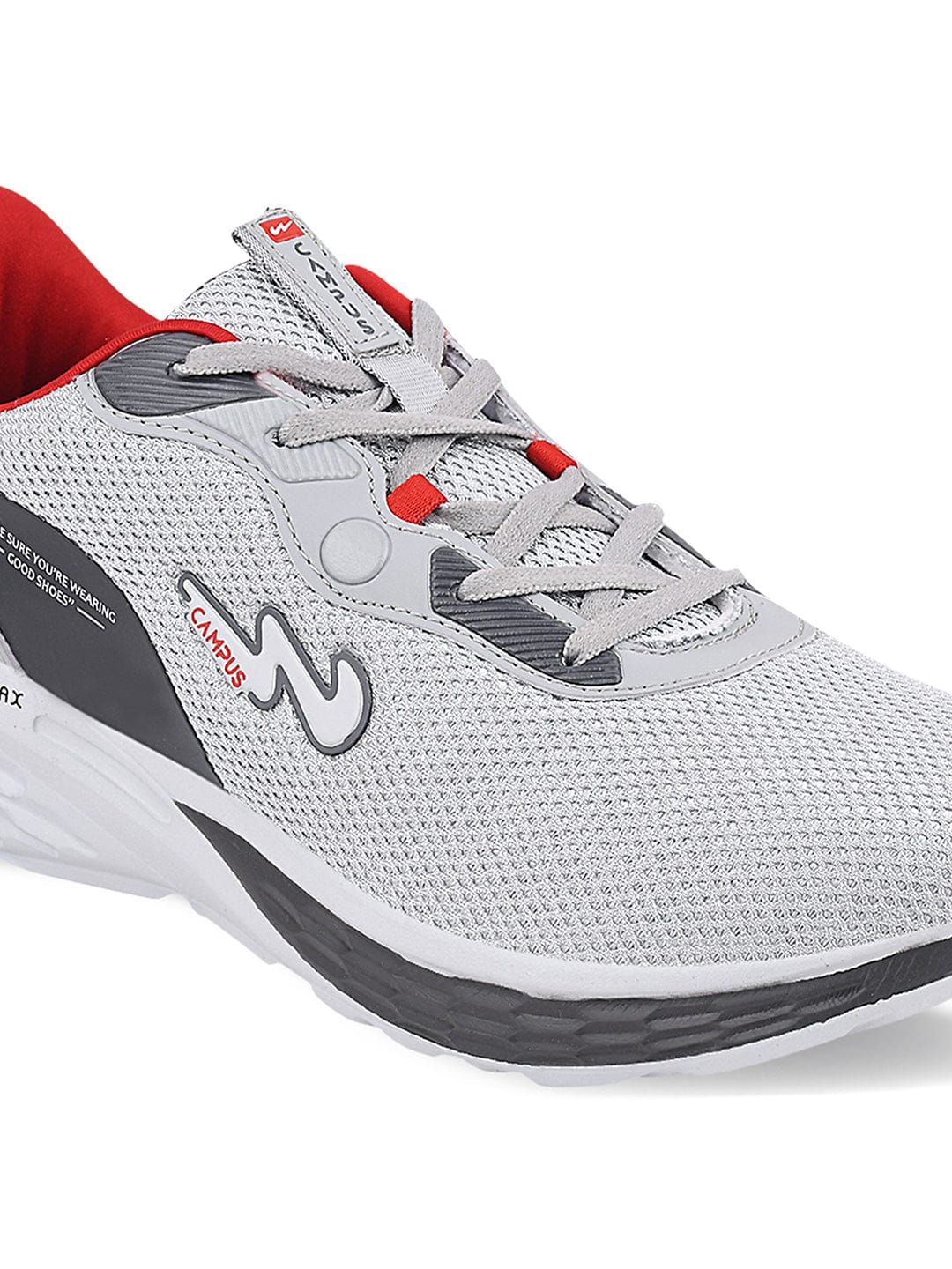 CAMP SMART Grey Men's Running Shoes - Image 5