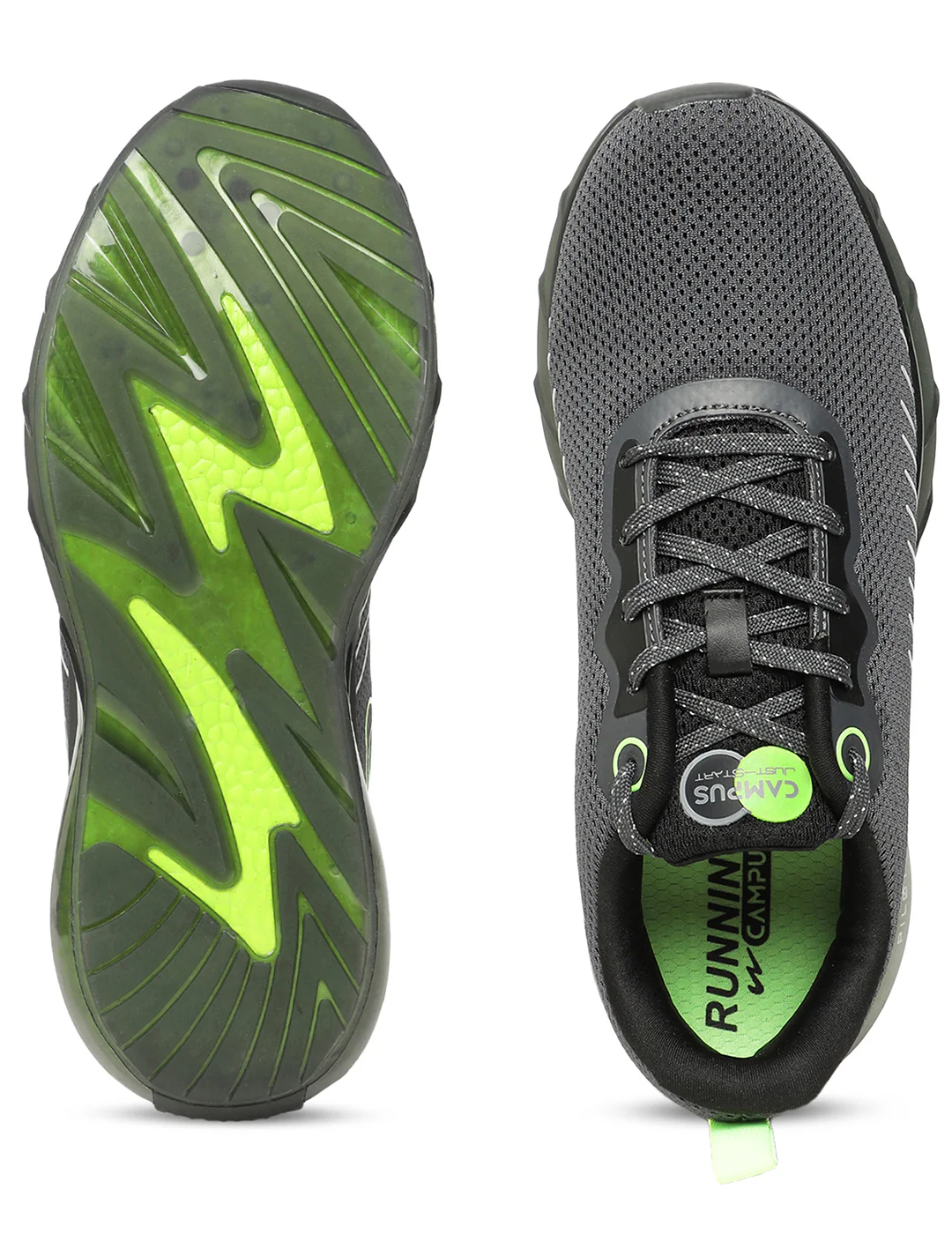 CAMP-SPECTER Grey Men's Running Shoes - Image 5