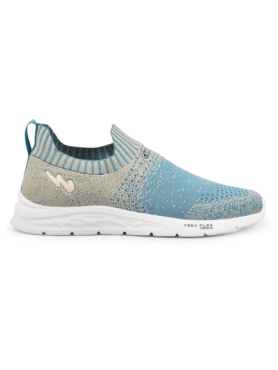 CAMP-SPINDA Blue Women's Slip-ons
