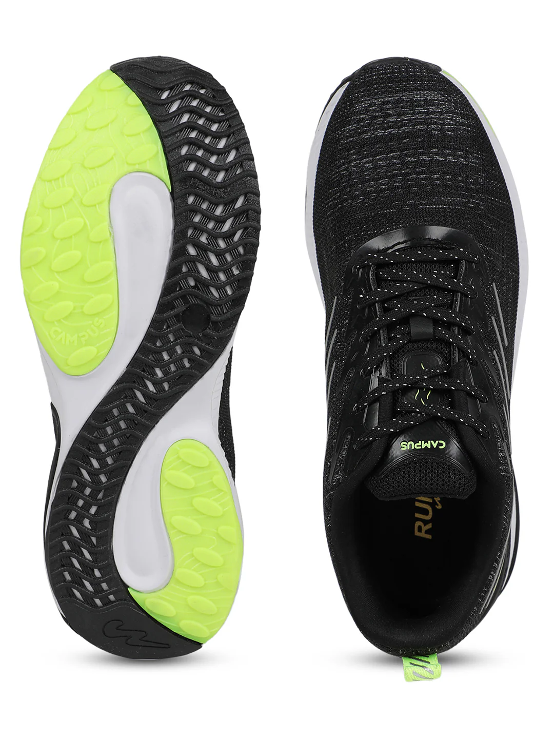 CAMP-SPUNKY Black Men's Running Shoes - Image 6