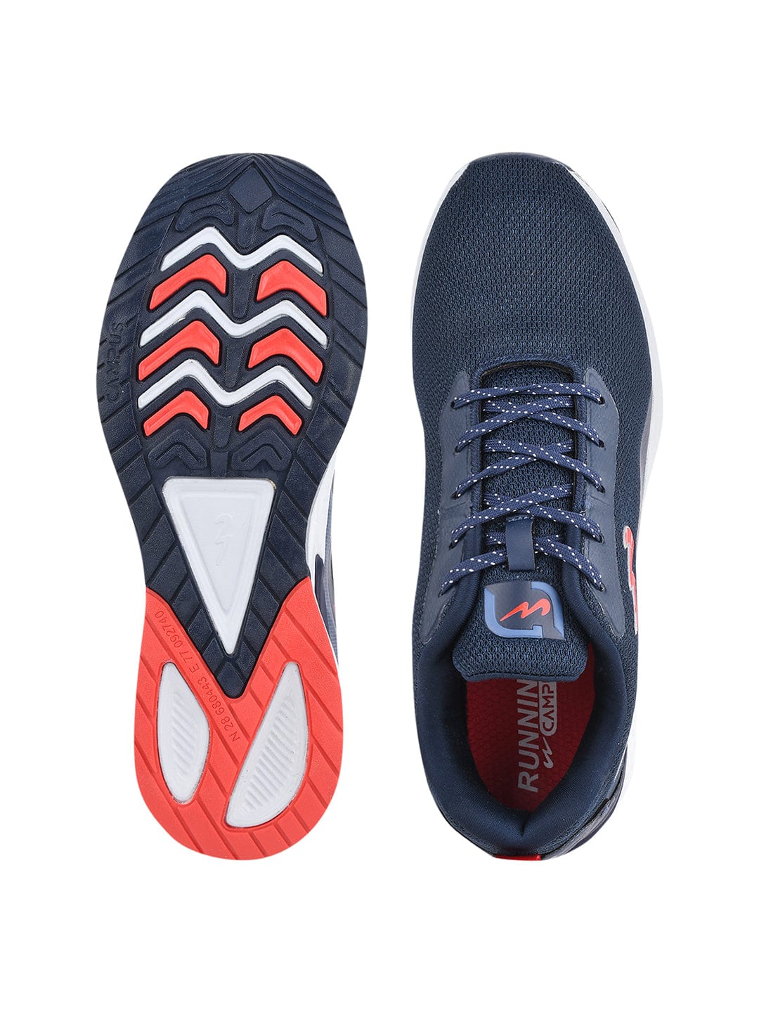 CAMP-STARDOM Navy Men's Running Shoes - Image 4