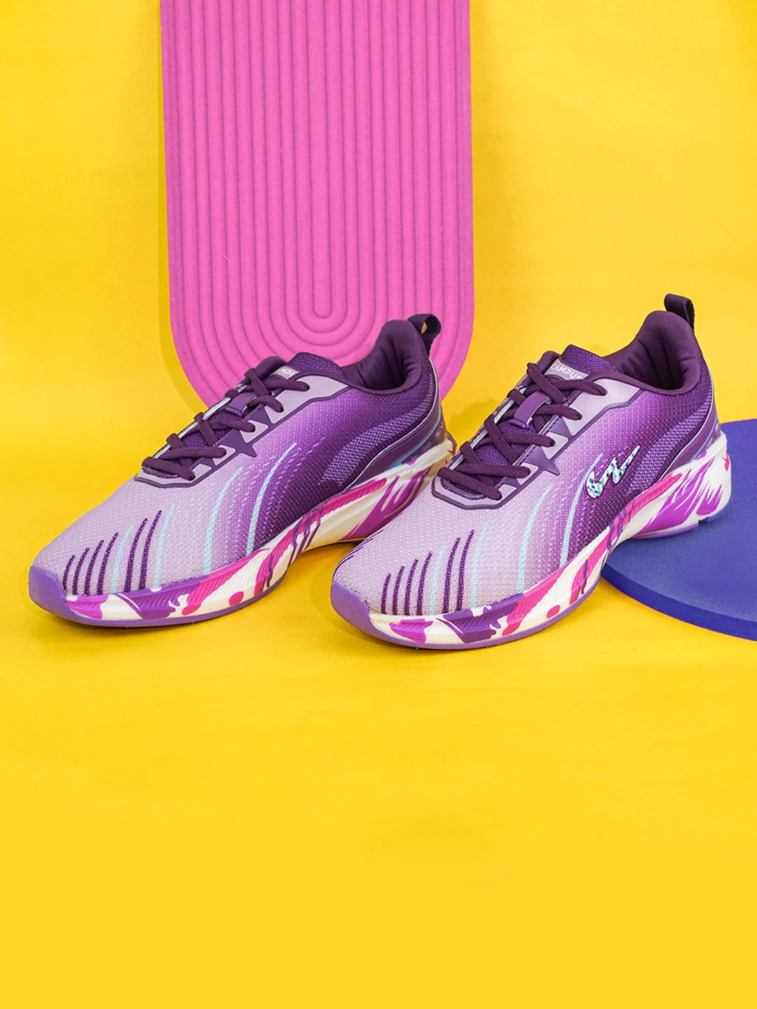 CAMP STREAK Purple Women's Running Shoes - Image 5