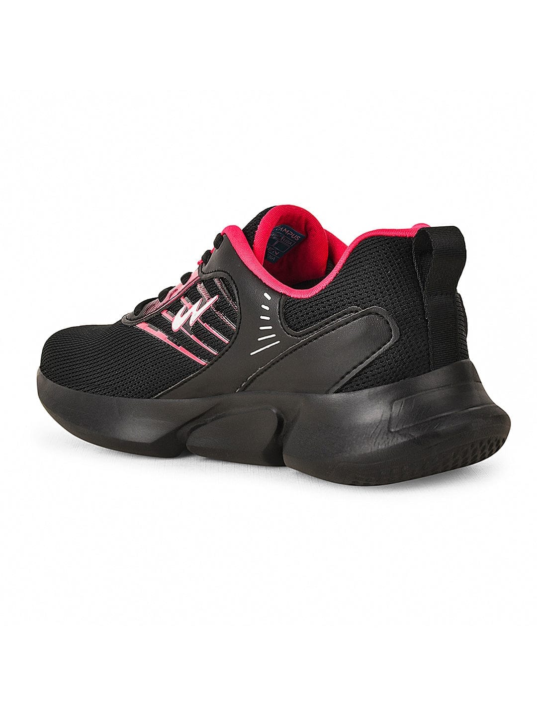 CAMP SUNSET Black Women's Sneakers - Image 3