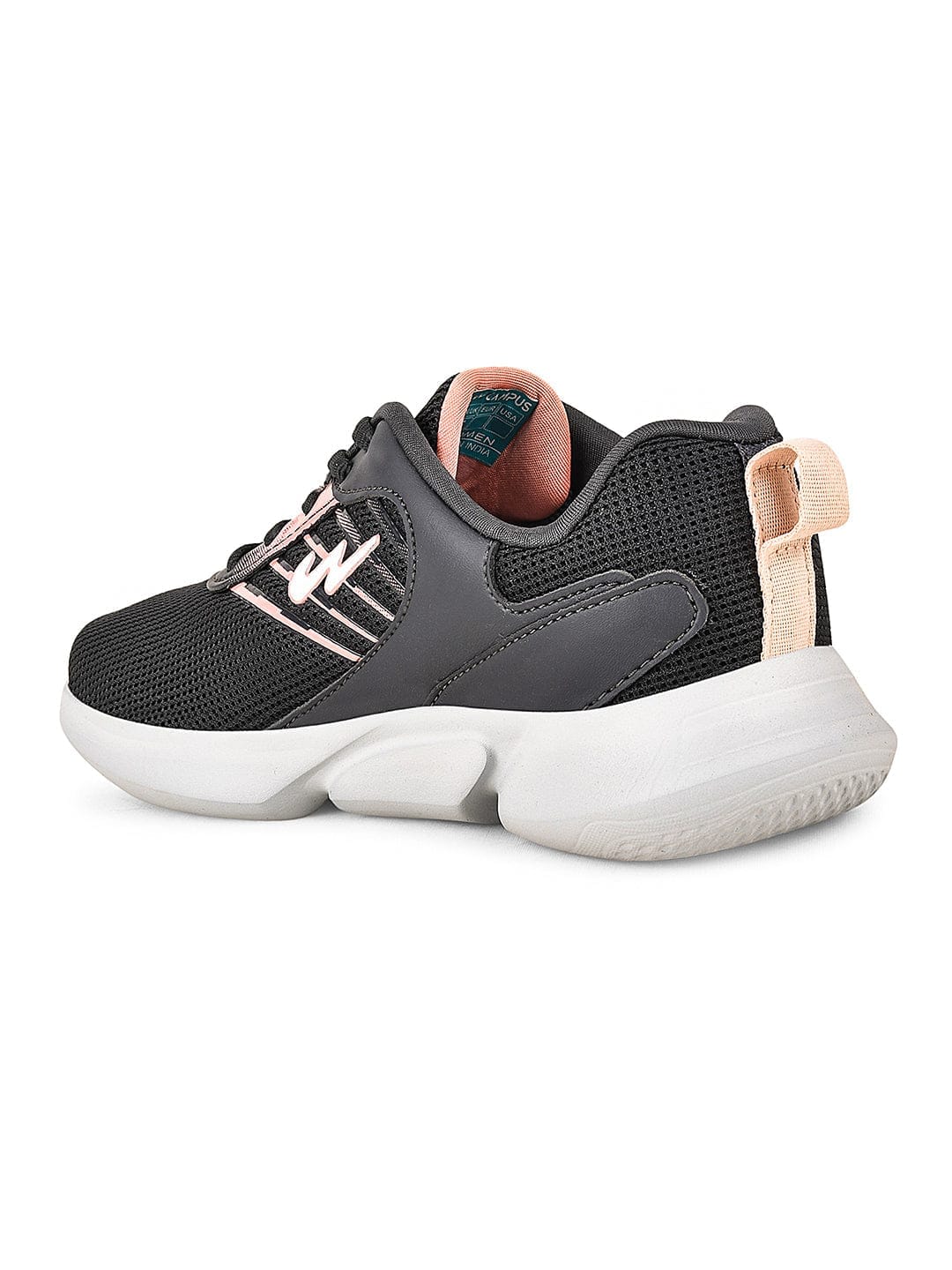 CAMP SUNSET Grey Women's Sneakers - Image 3