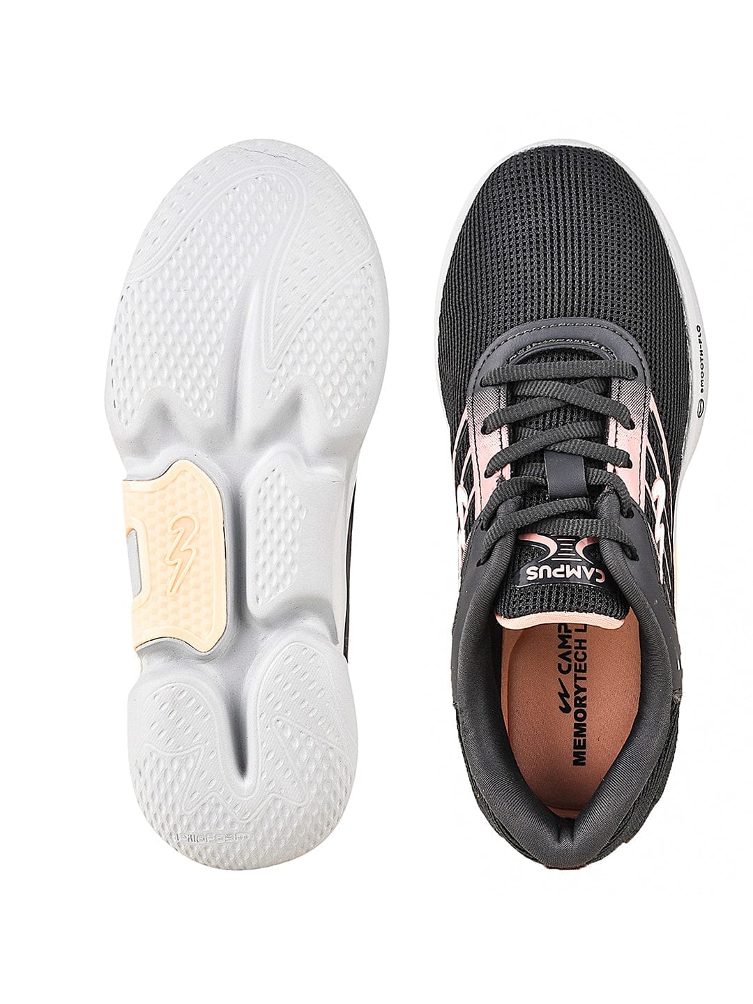CAMP SUNSET Grey Women's Sneakers - Image 5