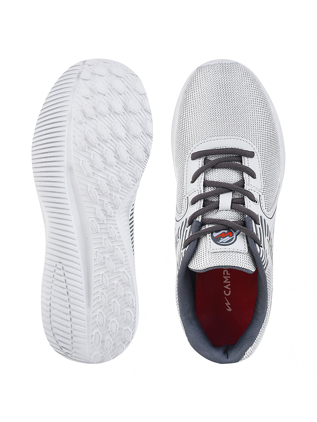 CAMP THIAGO Grey Men's Running Shoes - Image 4