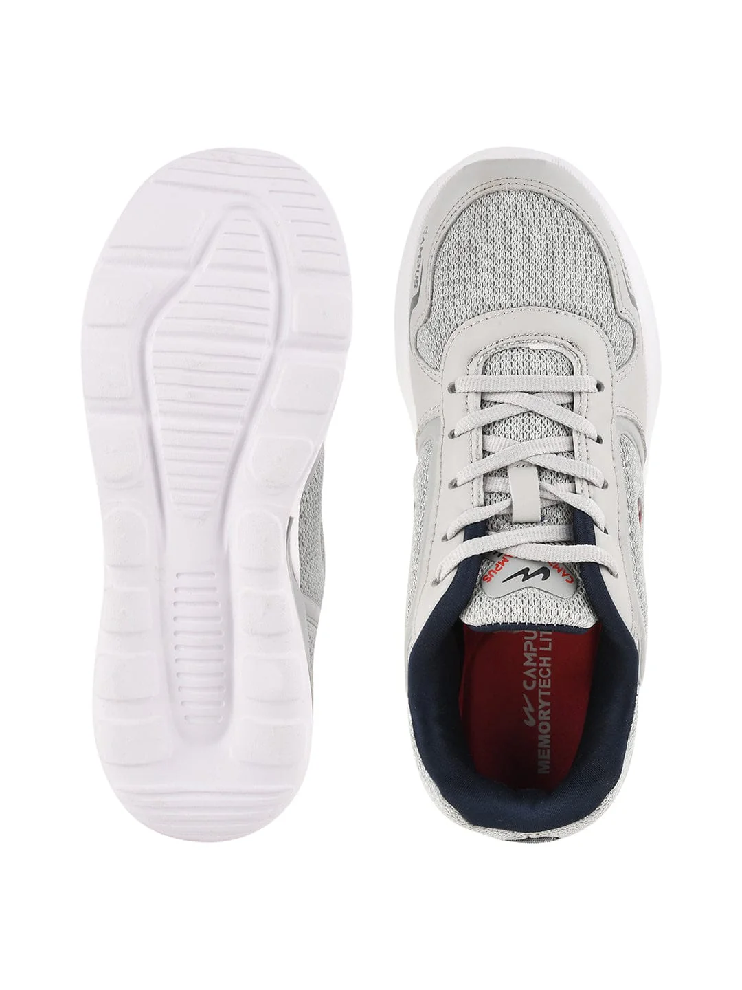 CAMP-TIM-CH Grey Child Running Shoes - Image 4