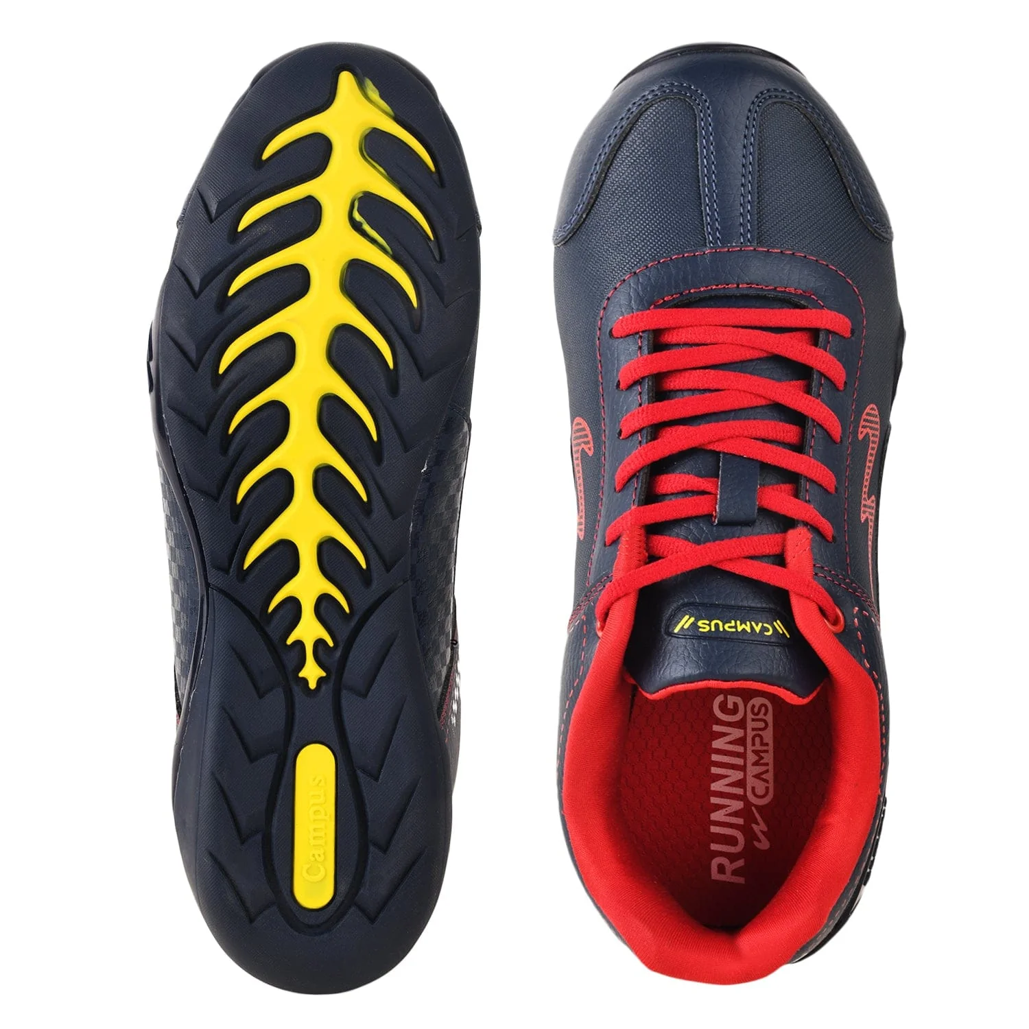 CAMP TORQUE Blue Men's Sneakers - Image 4