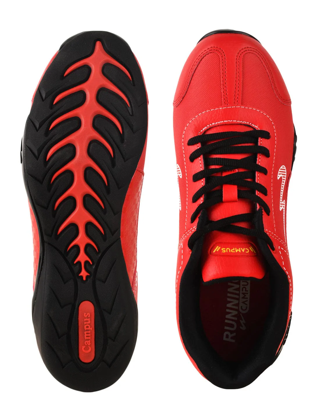 CAMP TORQUE Red Men's Sneakers - Image 4