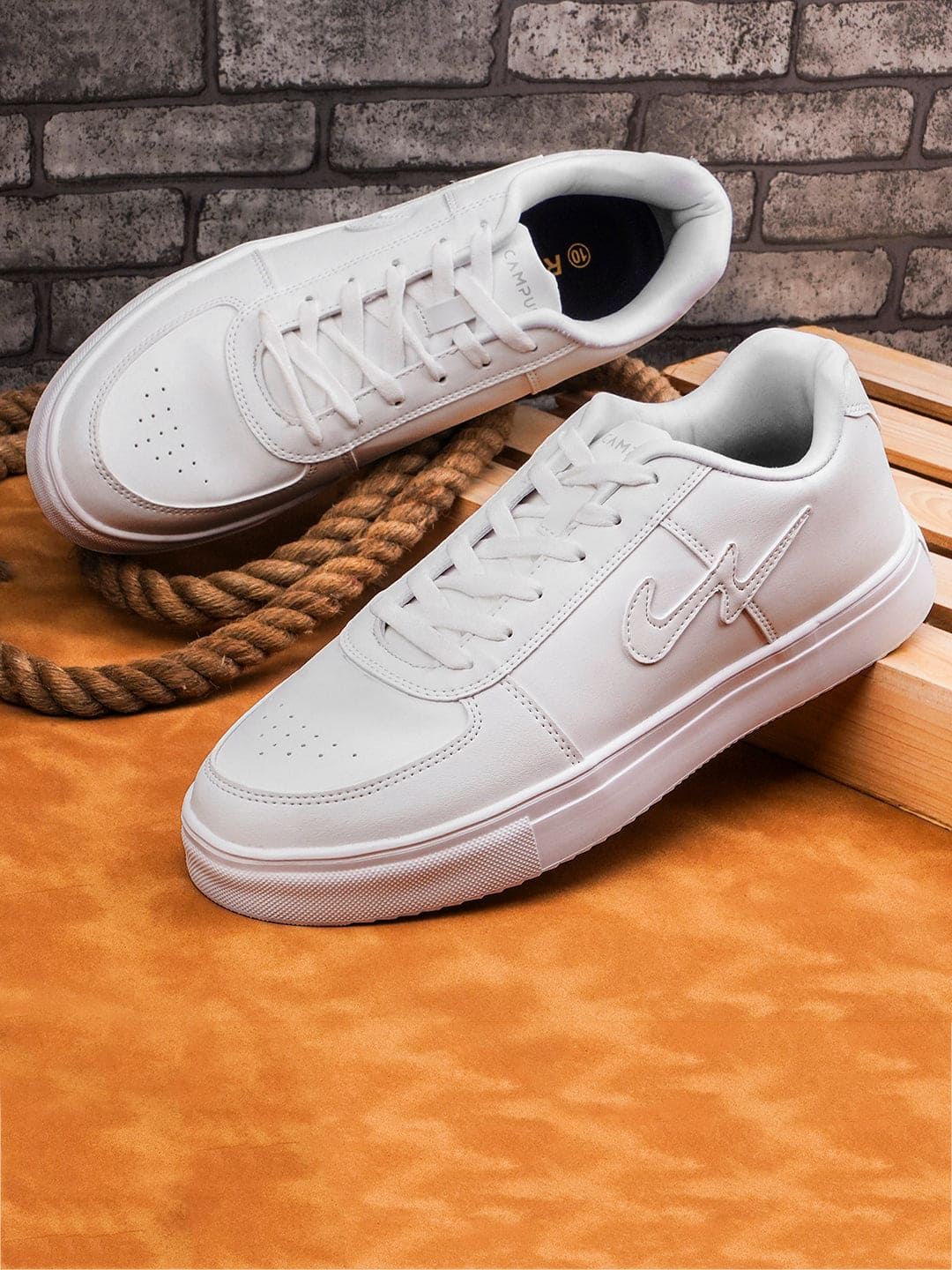 CAMP TUCKER White Men's Sneakers - Image 5