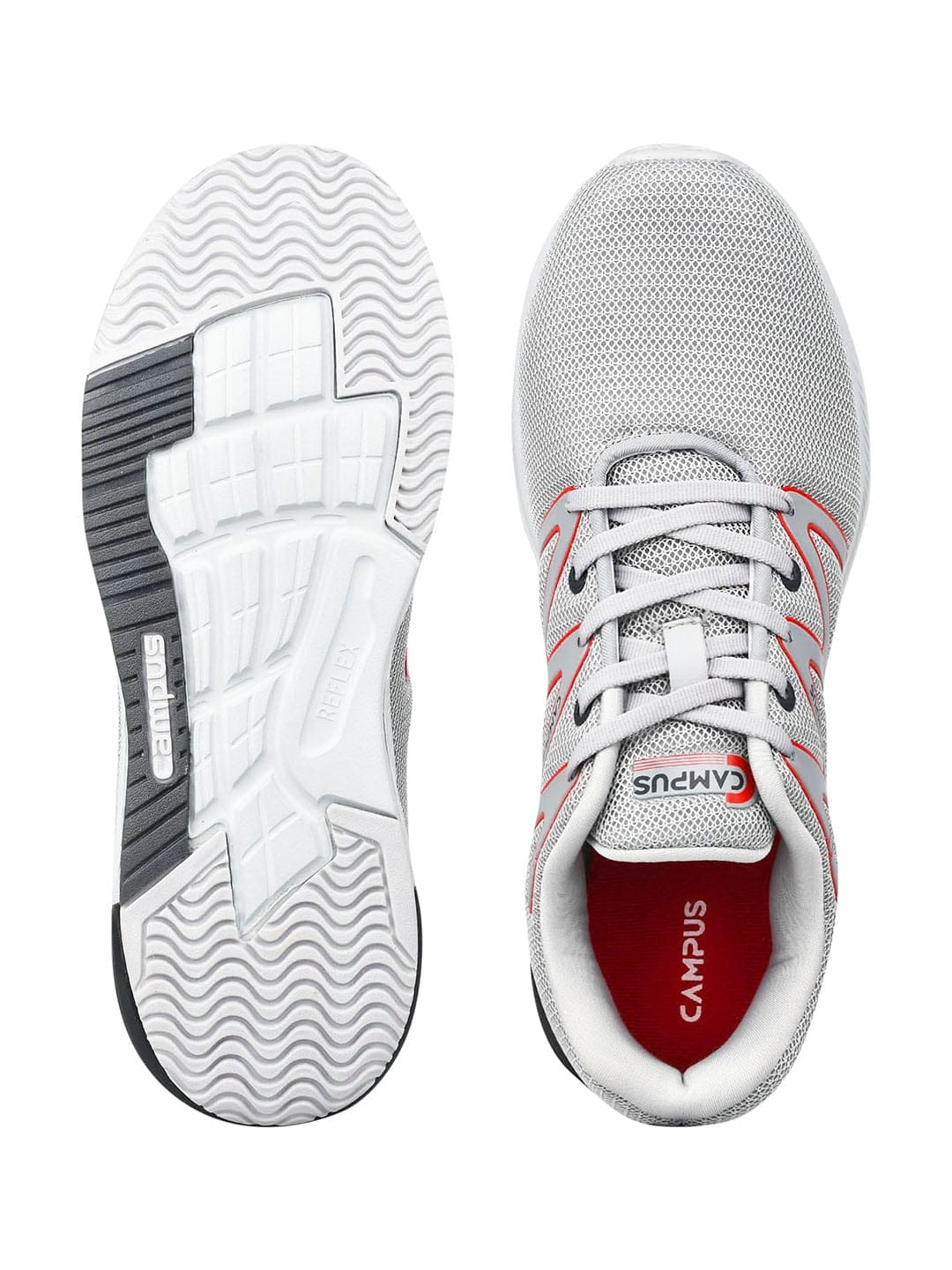CAMP-VISION Grey Men's Running Shoes - Image 4