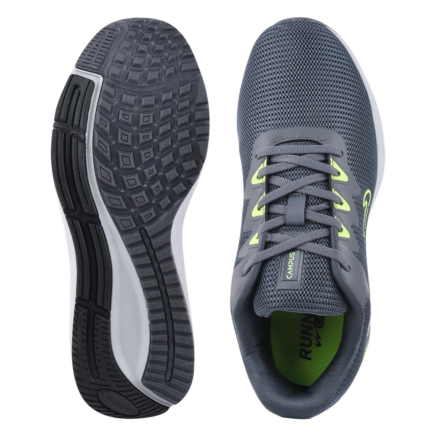 CAMP-XMEN Grey Men's Running Shoes - Image 4