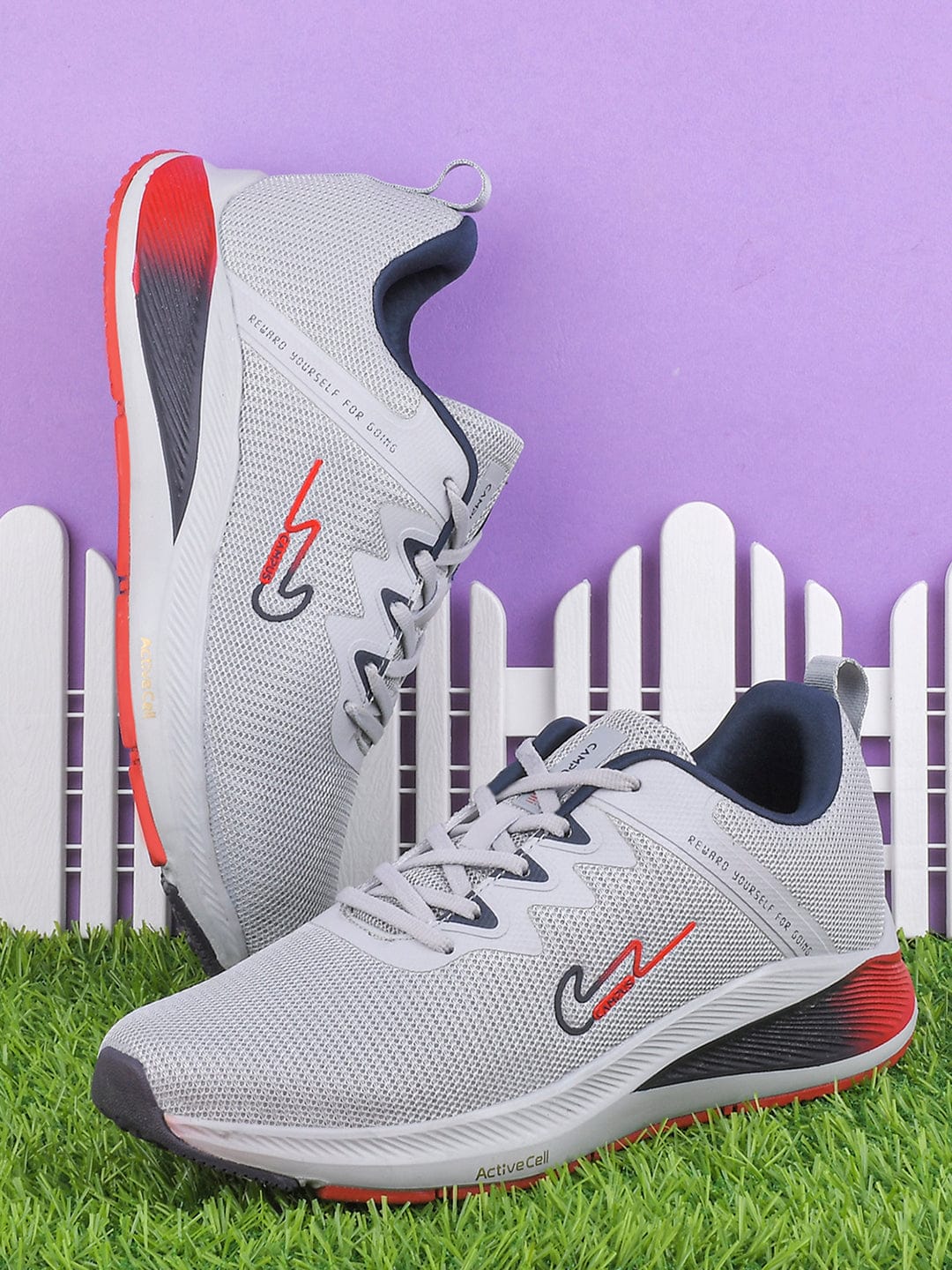 CAMP-XMEN Grey Men's Running Shoes - Image 5