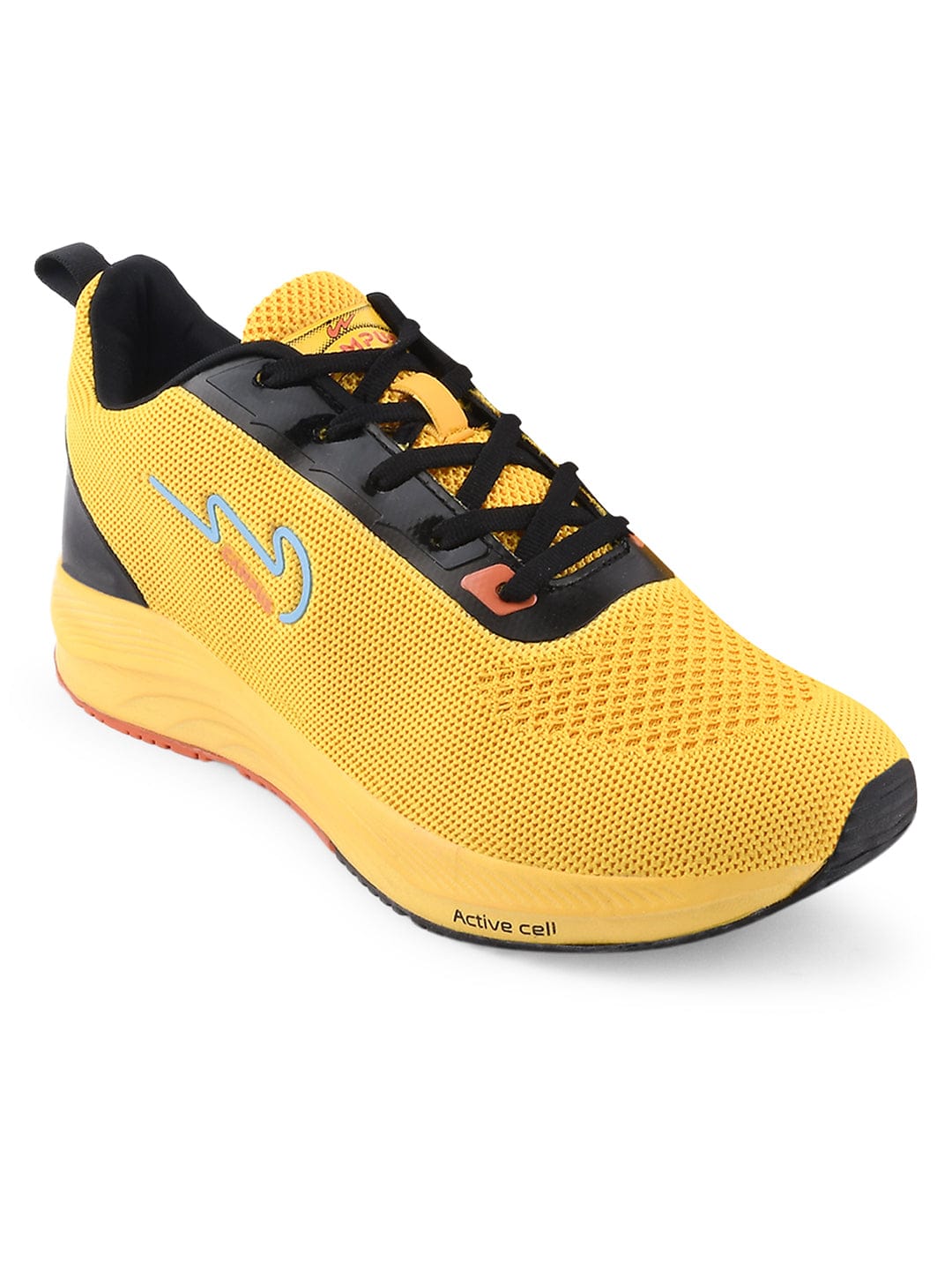 CAMP ZANE Yellow Men's Running Shoes - Image 2