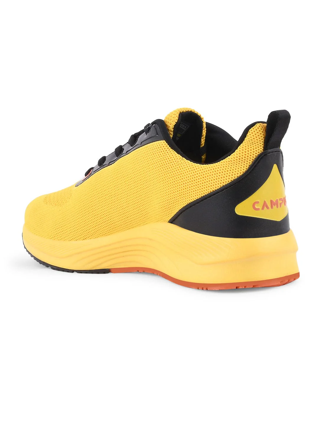 CAMP ZANE Yellow Men's Running Shoes - Image 3