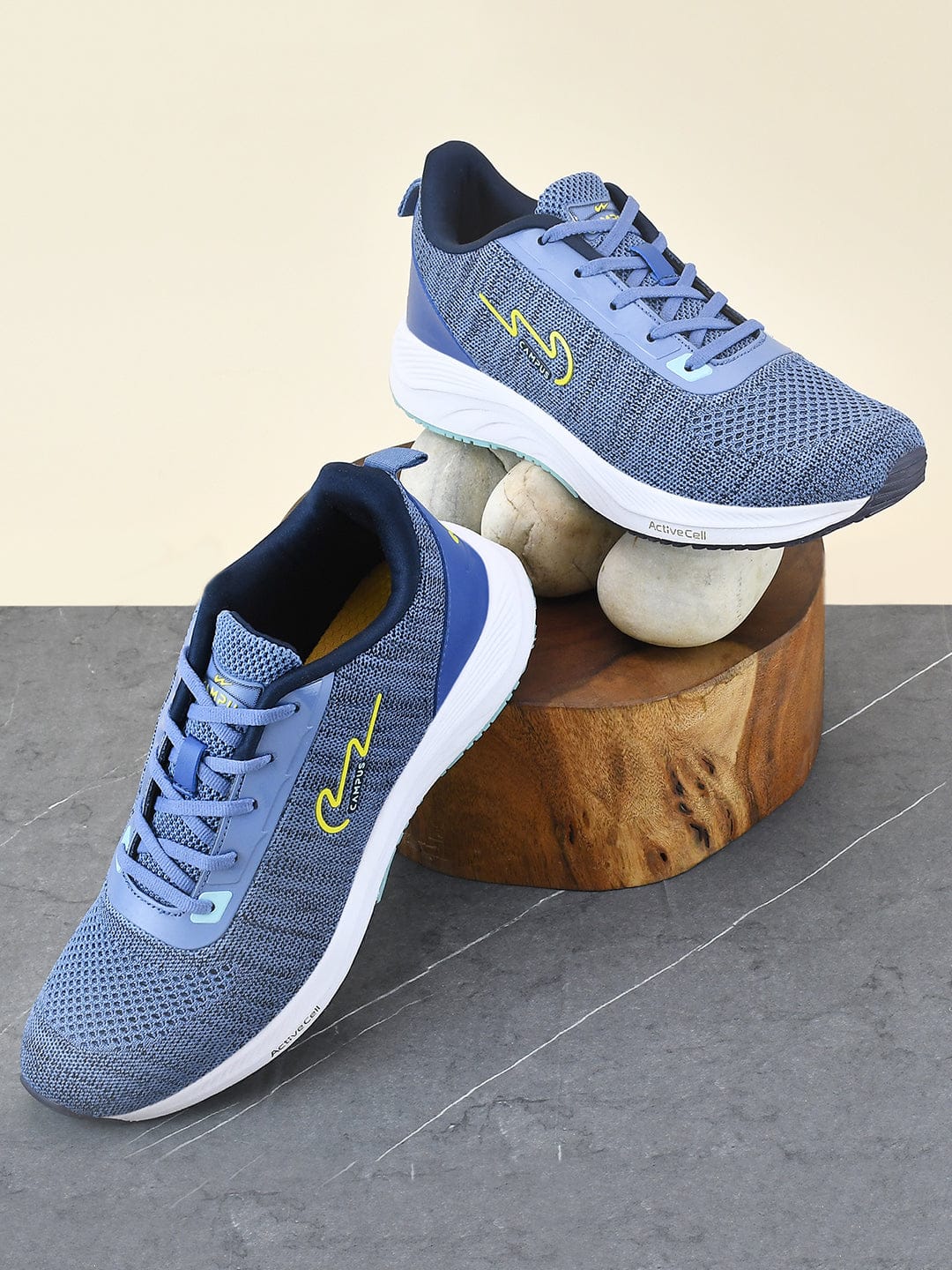 CAMP ZANE Blue Men's Running Shoes - Image 4
