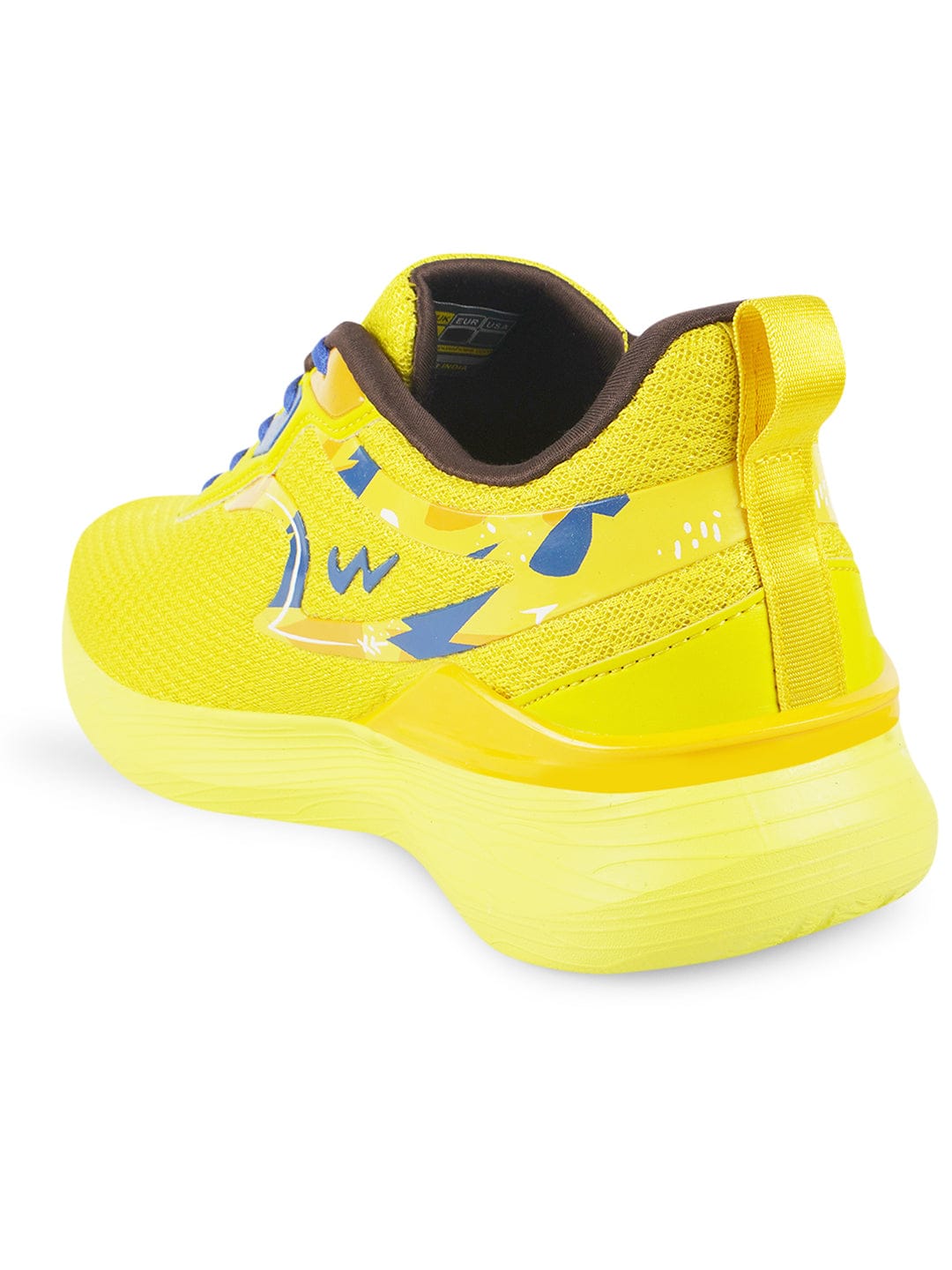 CAMP ZONE Yellow Men's Running Shoes - Image 3