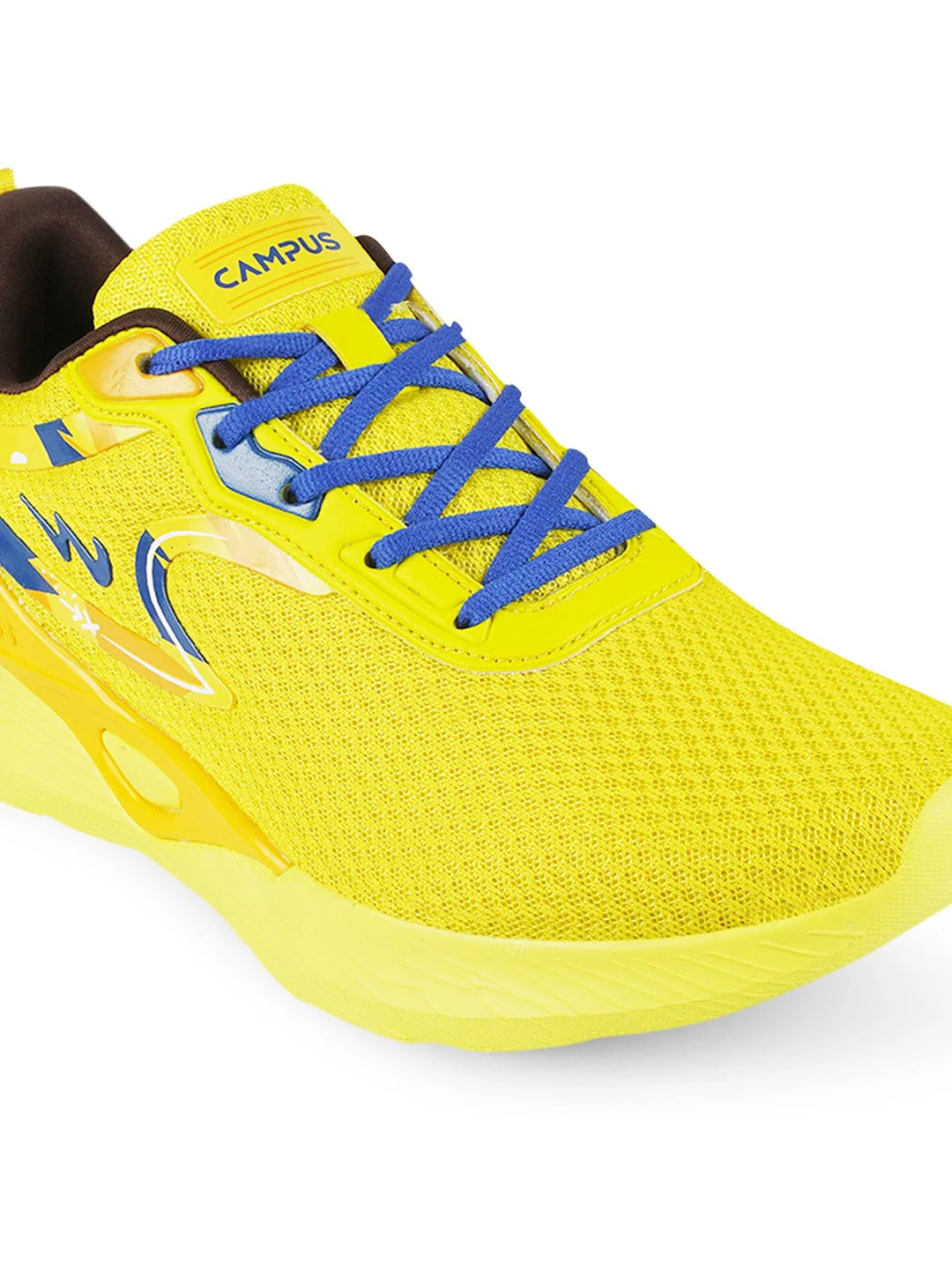 CAMP ZONE Yellow Men's Running Shoes - Image 4