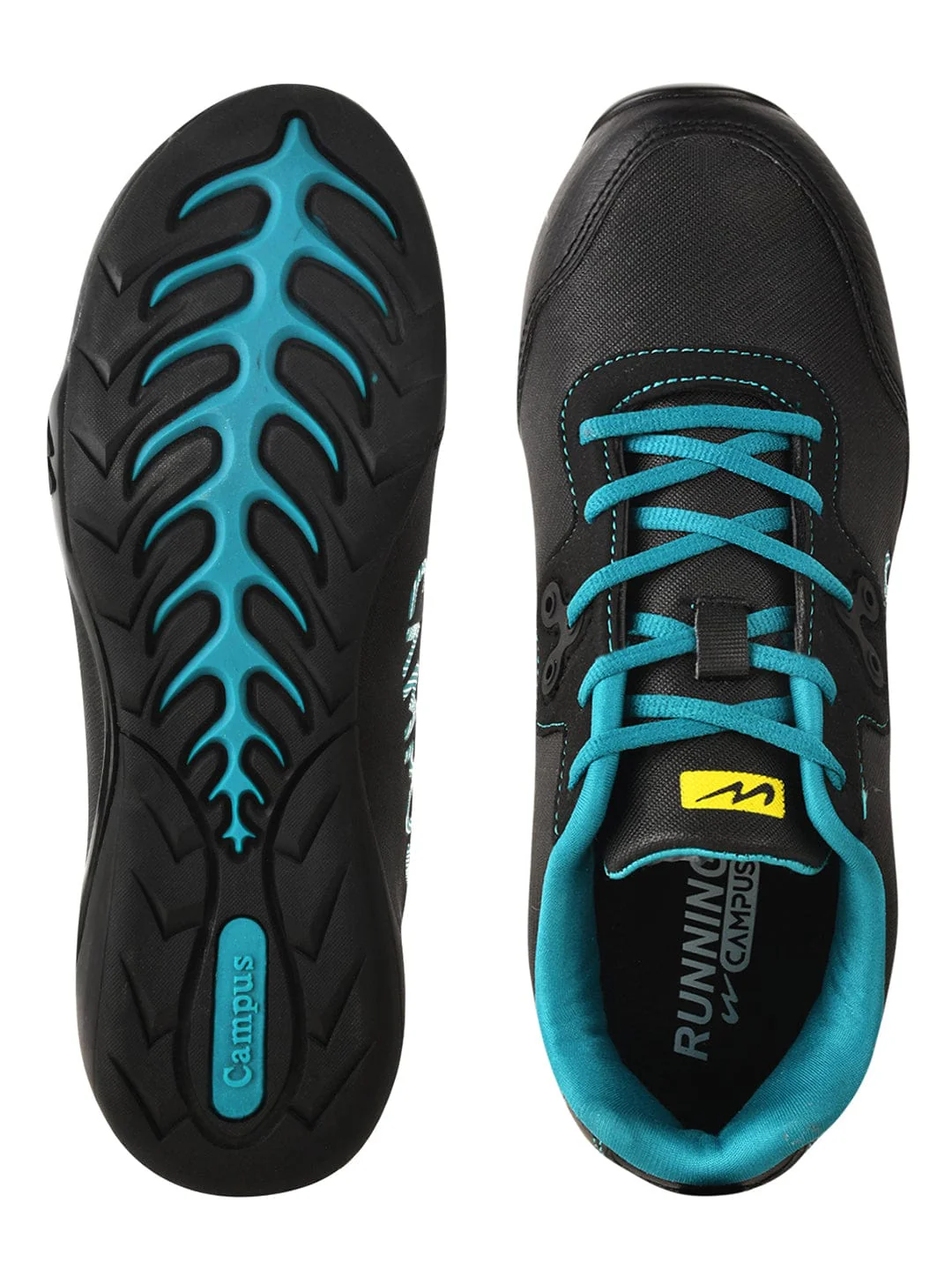 CAMP ZYLON Black Men's Sneakers - Image 4
