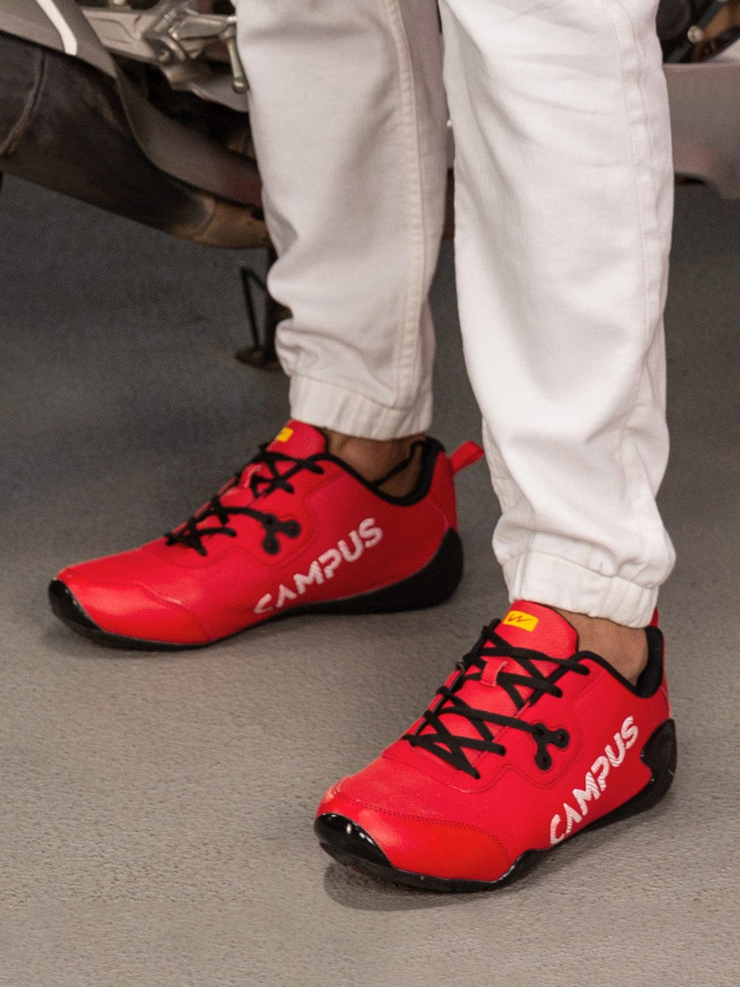 CAMP ZYLON Red Men's Sneakers - Image 5