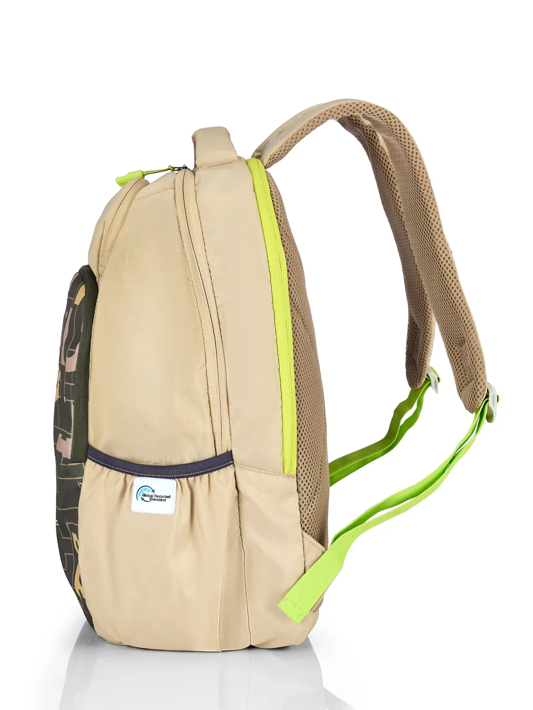 Campus 04 Beige Backpack - Image 6