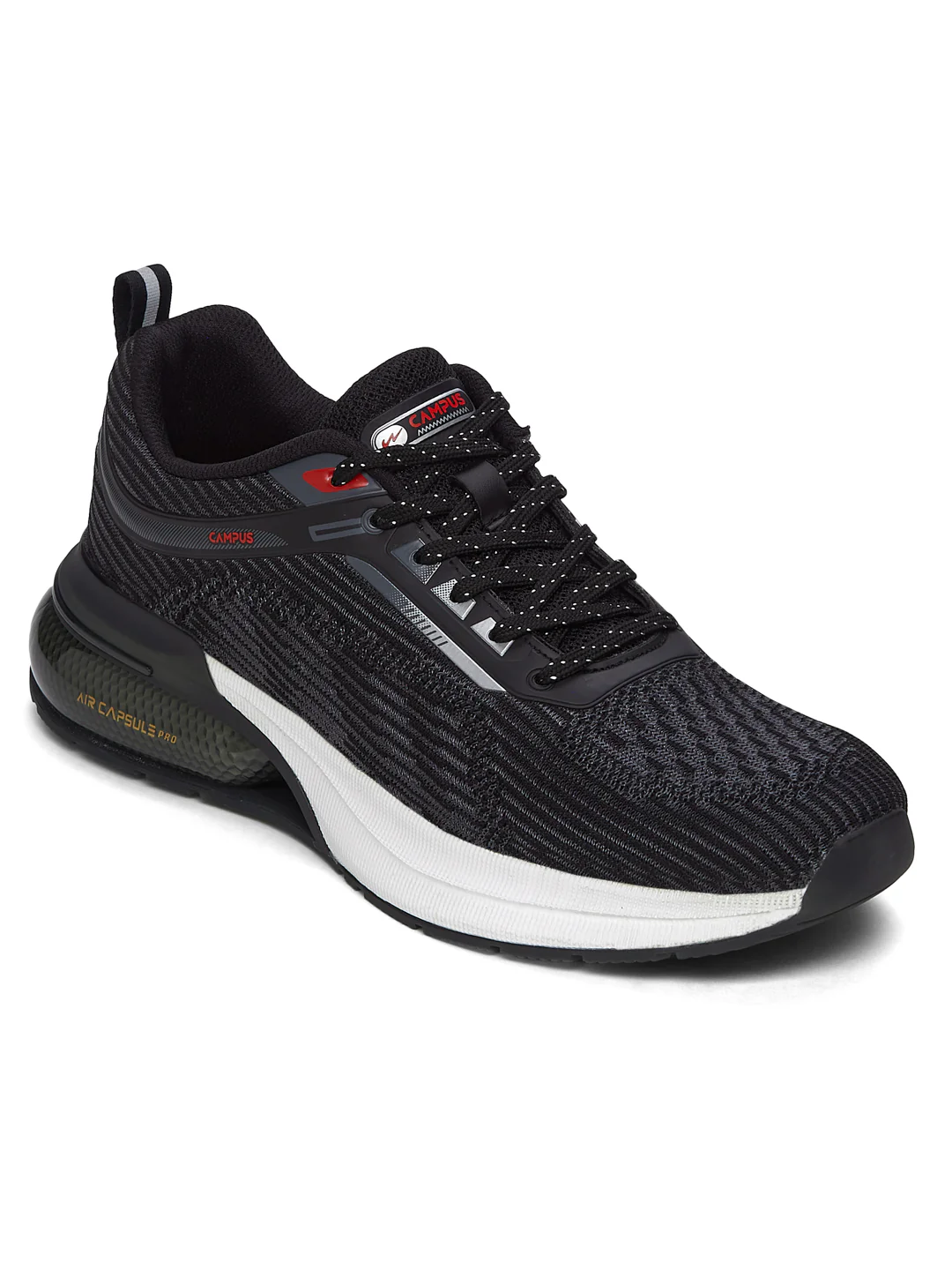 CANVA Black Men's Running Shoes - Image 3