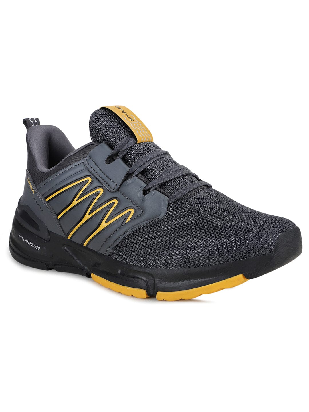 CASSIDY Grey Men's Running Shoes - Image 2