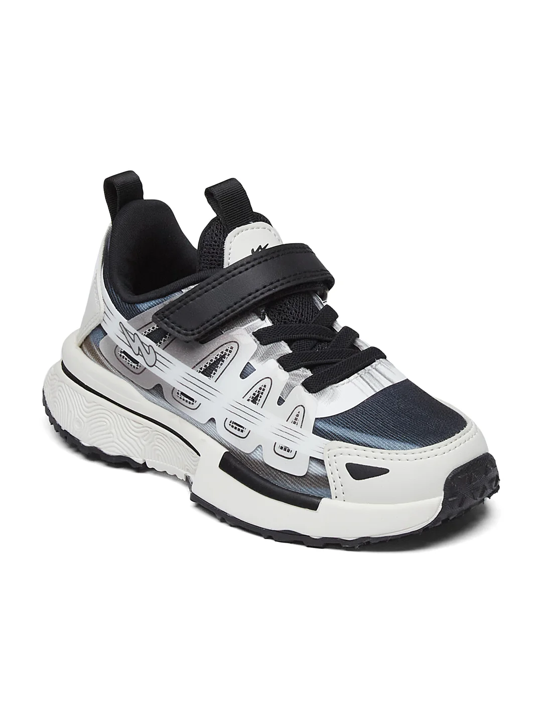 CD-105-KIDS Black Kids Sneakers - Image 3